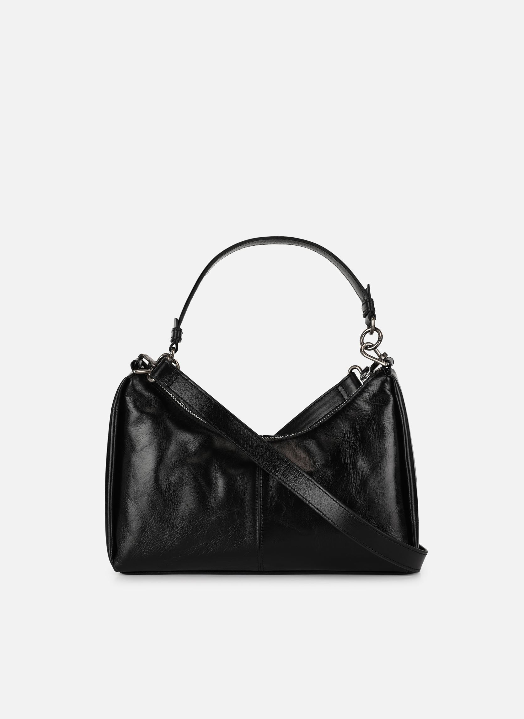Schoudertassen REJINA dames zwart Nat & Nin Schoudertassen REJINA dames zwart NOIR GLACÉ