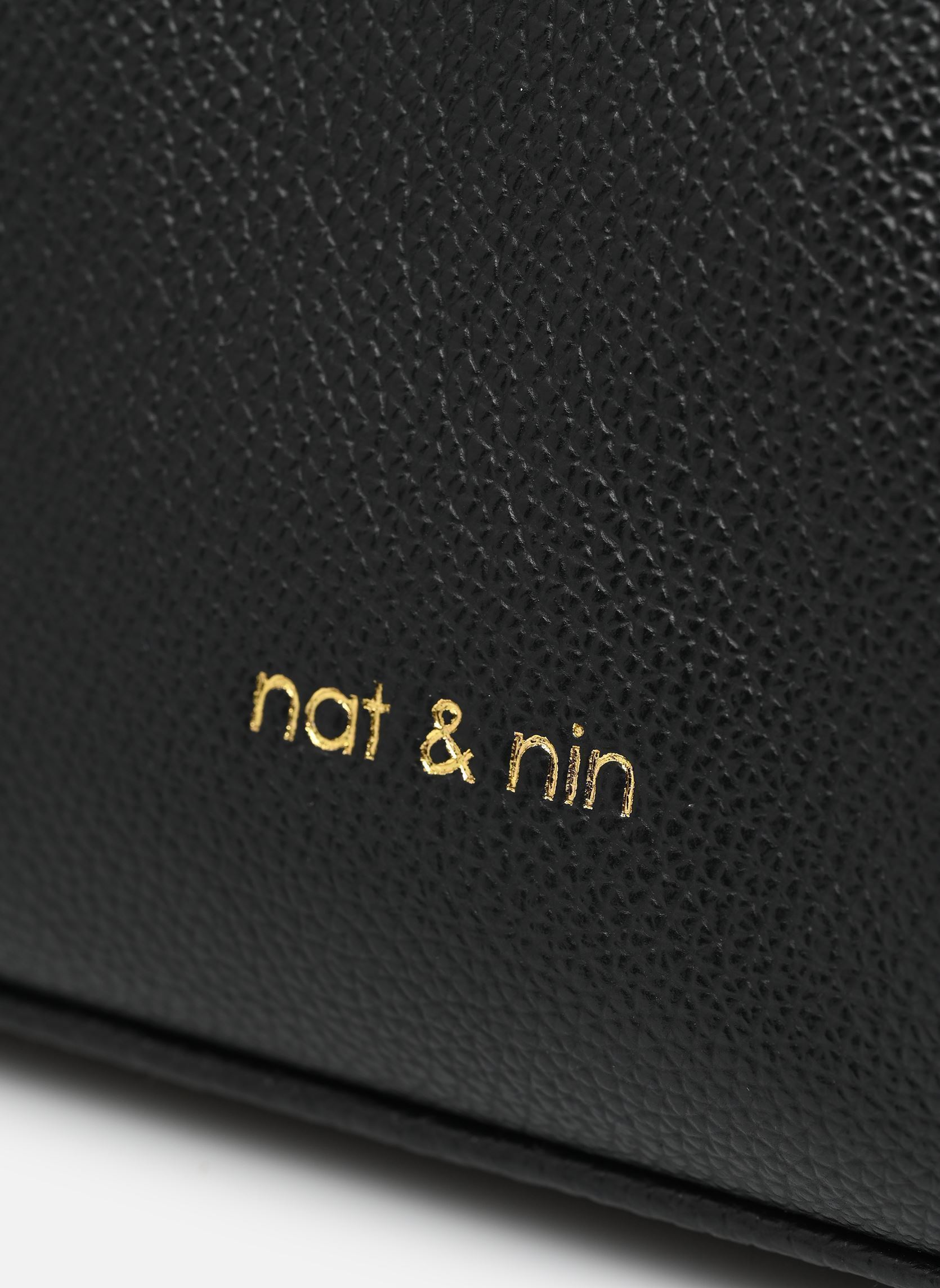 Schoudertassen REJINA dames zwart Nat & Nin Schoudertassen REJINA dames zwart NOIR GRAINÉ