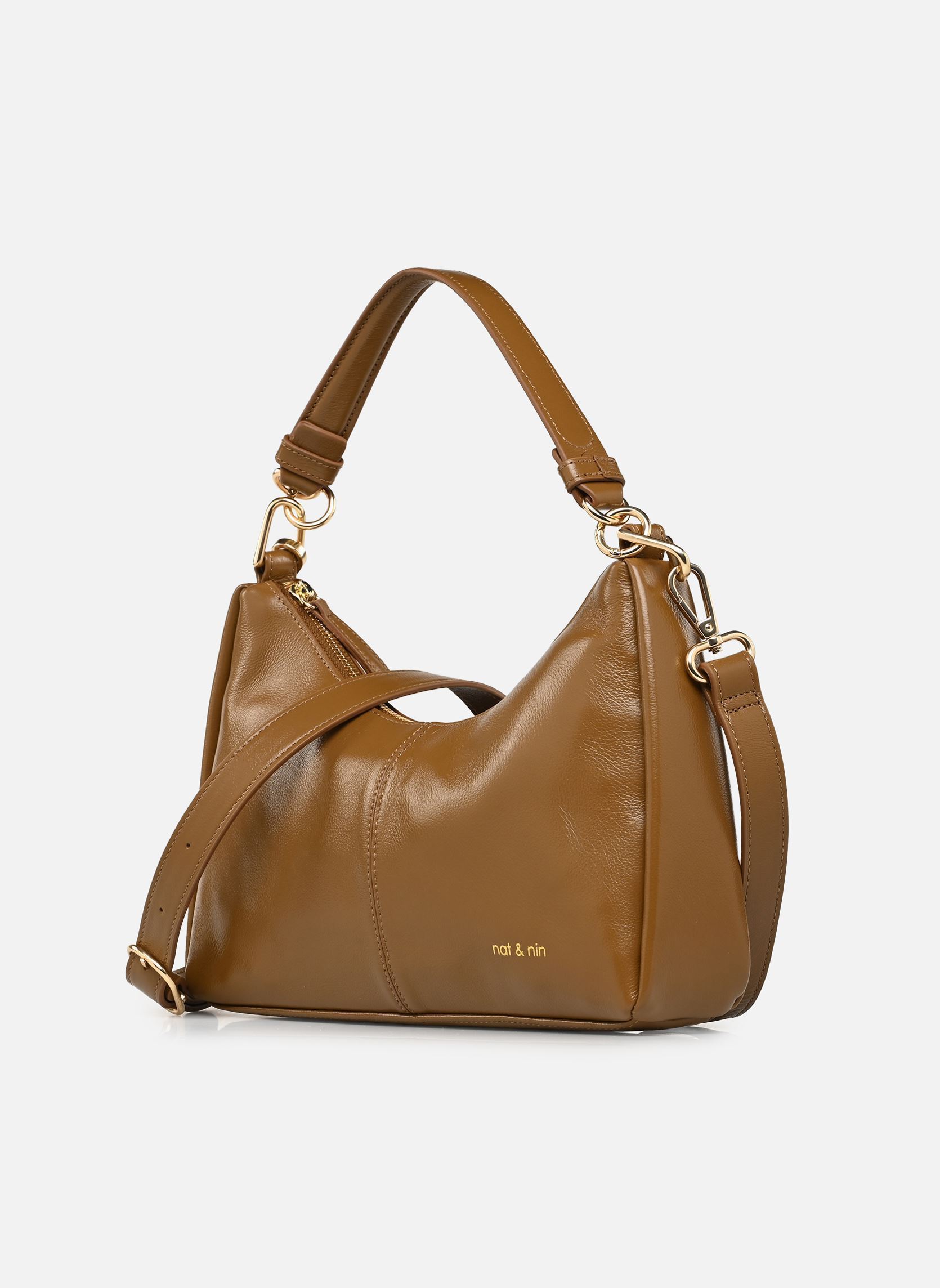 Schoudertassen REJINA dames bruin Nat & Nin Schoudertassen REJINA dames bruin TABAC
