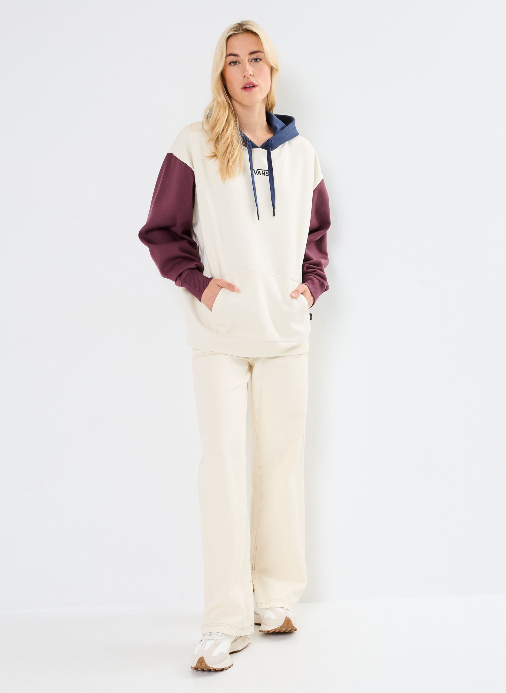 Kapuzenpullover Colorblock Os Po damen mehrfarbig Vans Kapuzenpullover Colorblock Os Po damen mehrfarbig TURTLE DOVE-DRESS BLUES