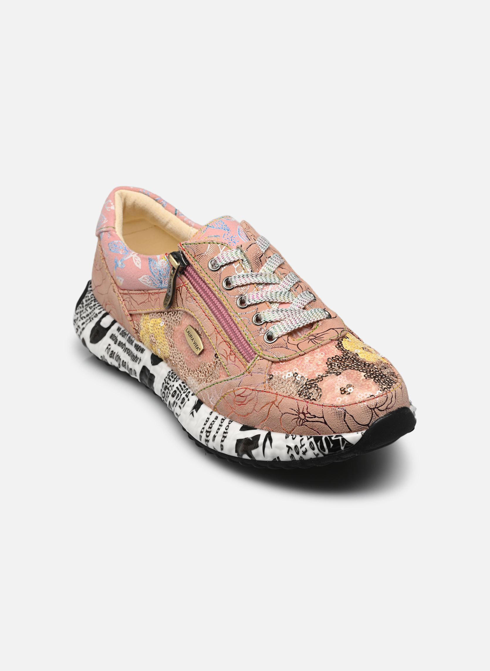 Baskets Burton 1123 femme rose Laura Vita Baskets Burton 1123 femme rose Poudre