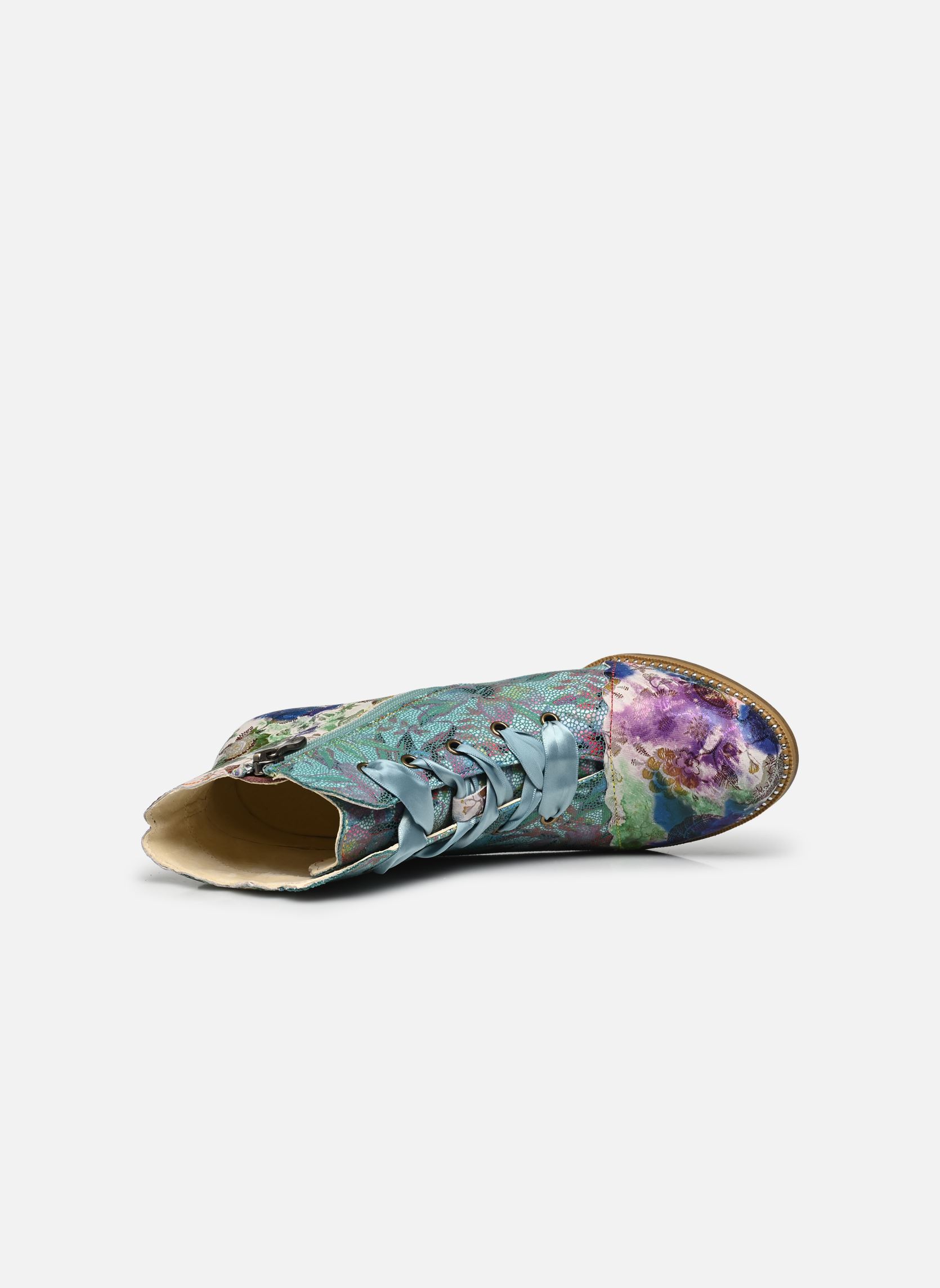 Botines con cordones Alcbaneo 327 mujer multicolor Laura Vita Botines con cordones Alcbaneo 327 mujer multicolor Bleu