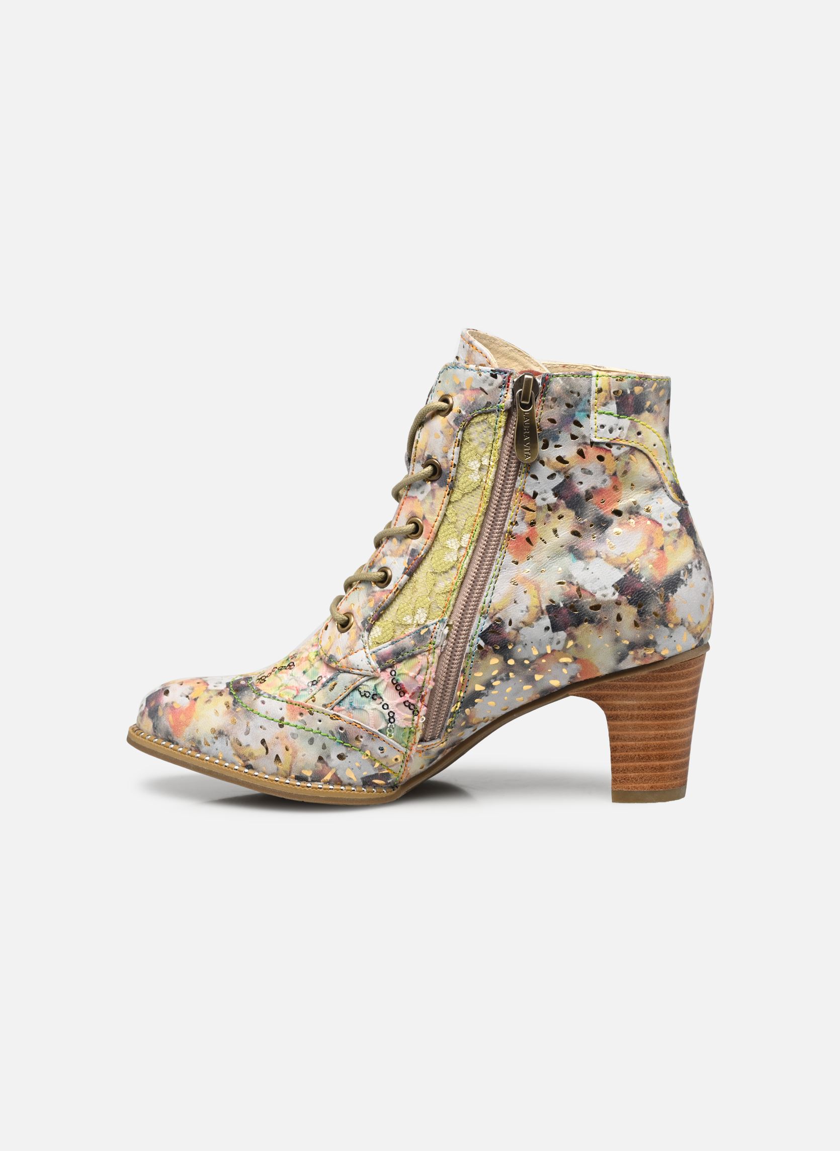 Veterlaarsjes Elcodieo 213 dames meerkleurig Laura Vita Veterlaarsjes Elcodieo 213 dames meerkleurig Beige