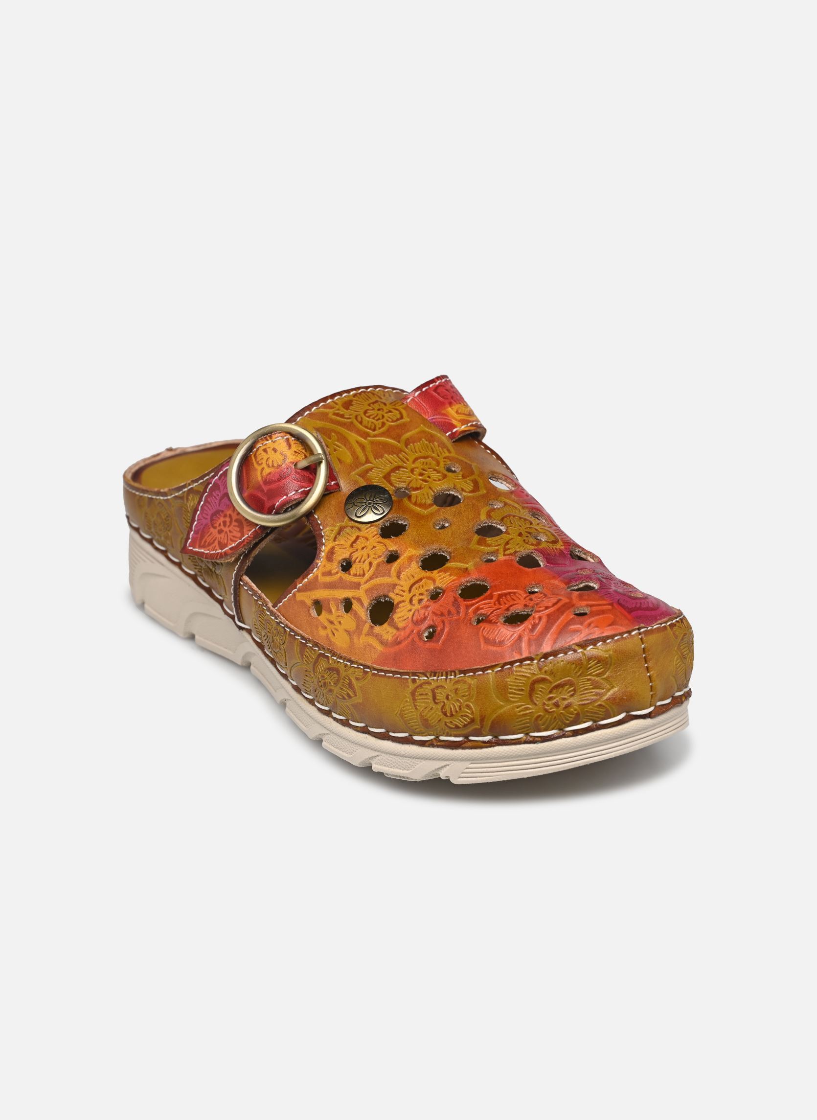 Pantoletten und Clogs Dorry 08 damen mehrfarbig Laura Vita Pantoletten und Clogs Dorry 08 damen mehrfarbig Moutarde
