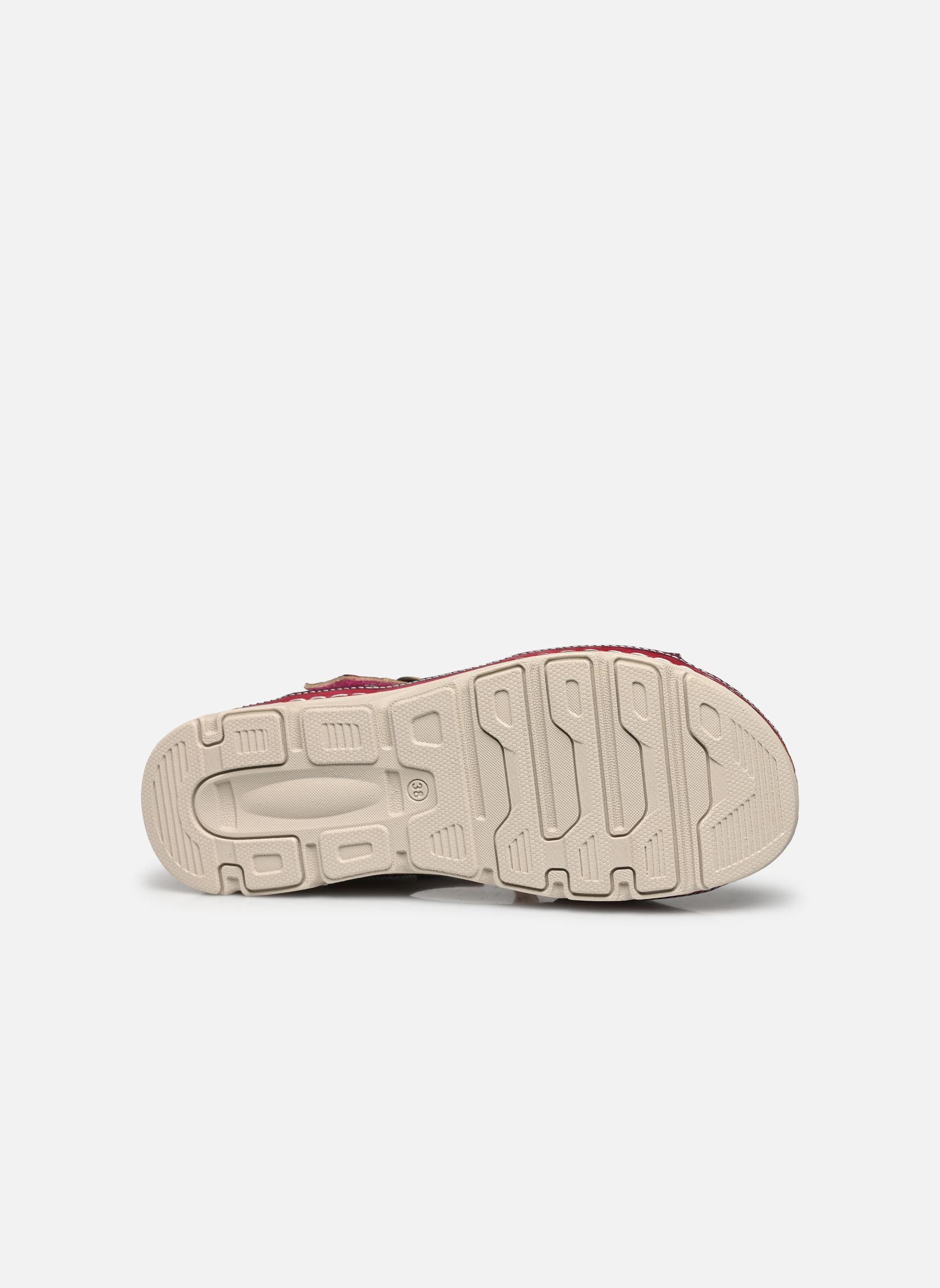 Sandales compensées et plateformes Dorry 03 femme rouge Laura Vita Sandales compensées et plateformes Dorry 03 femme rouge Cerise