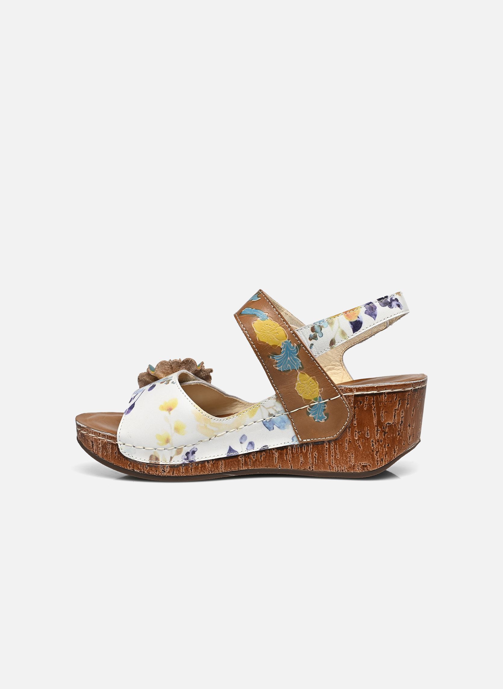 Sandales compensées et plateformes Dino 11 femme multicolore Laura Vita Sandales compensées et plateformes Dino 11 femme multicolore Beige