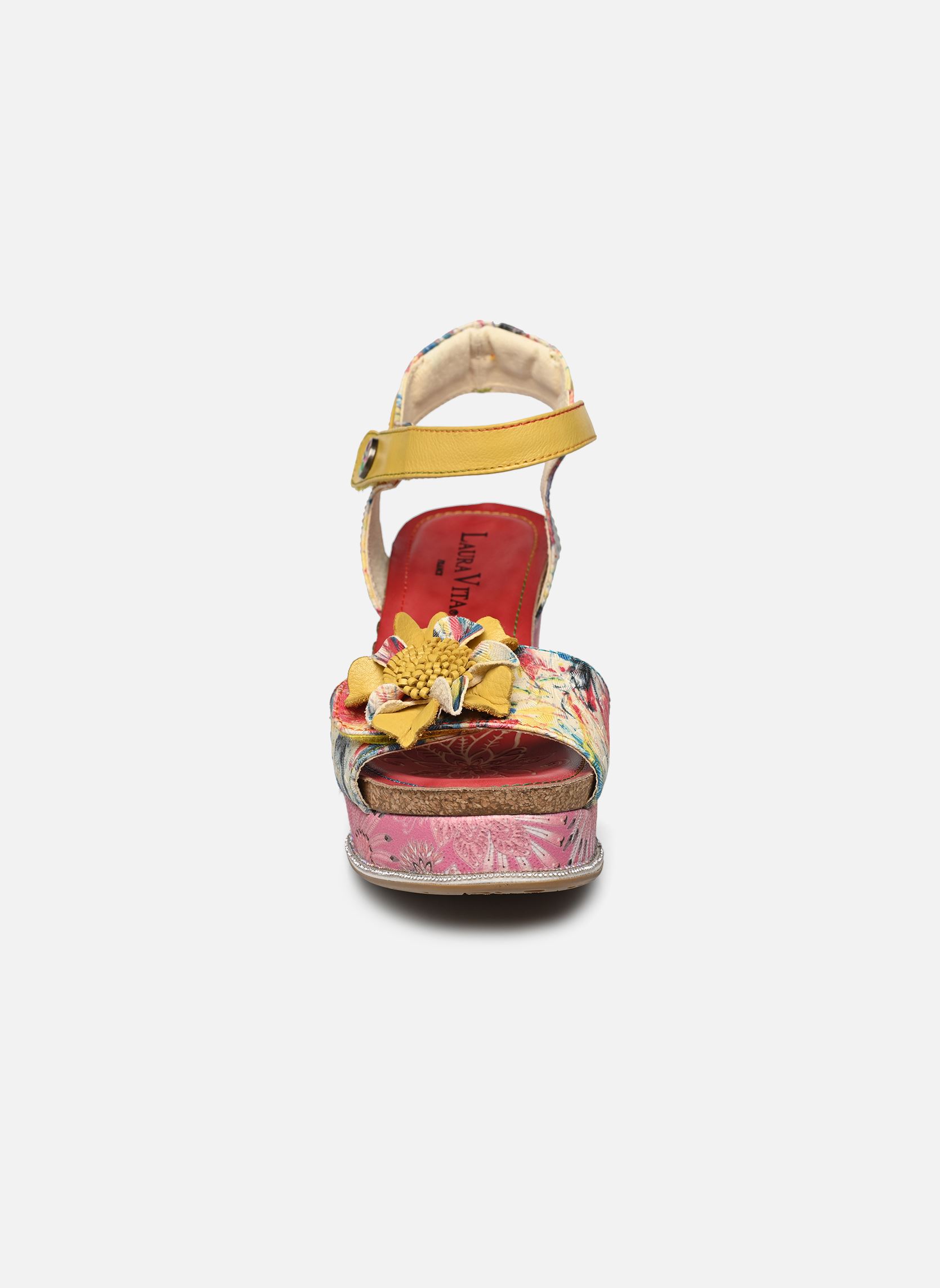 Sandales compensées et plateformes Hacdeo 09 femme multicolore Laura Vita Sandales compensées et plateformes Hacdeo 09 femme multicolore Rose