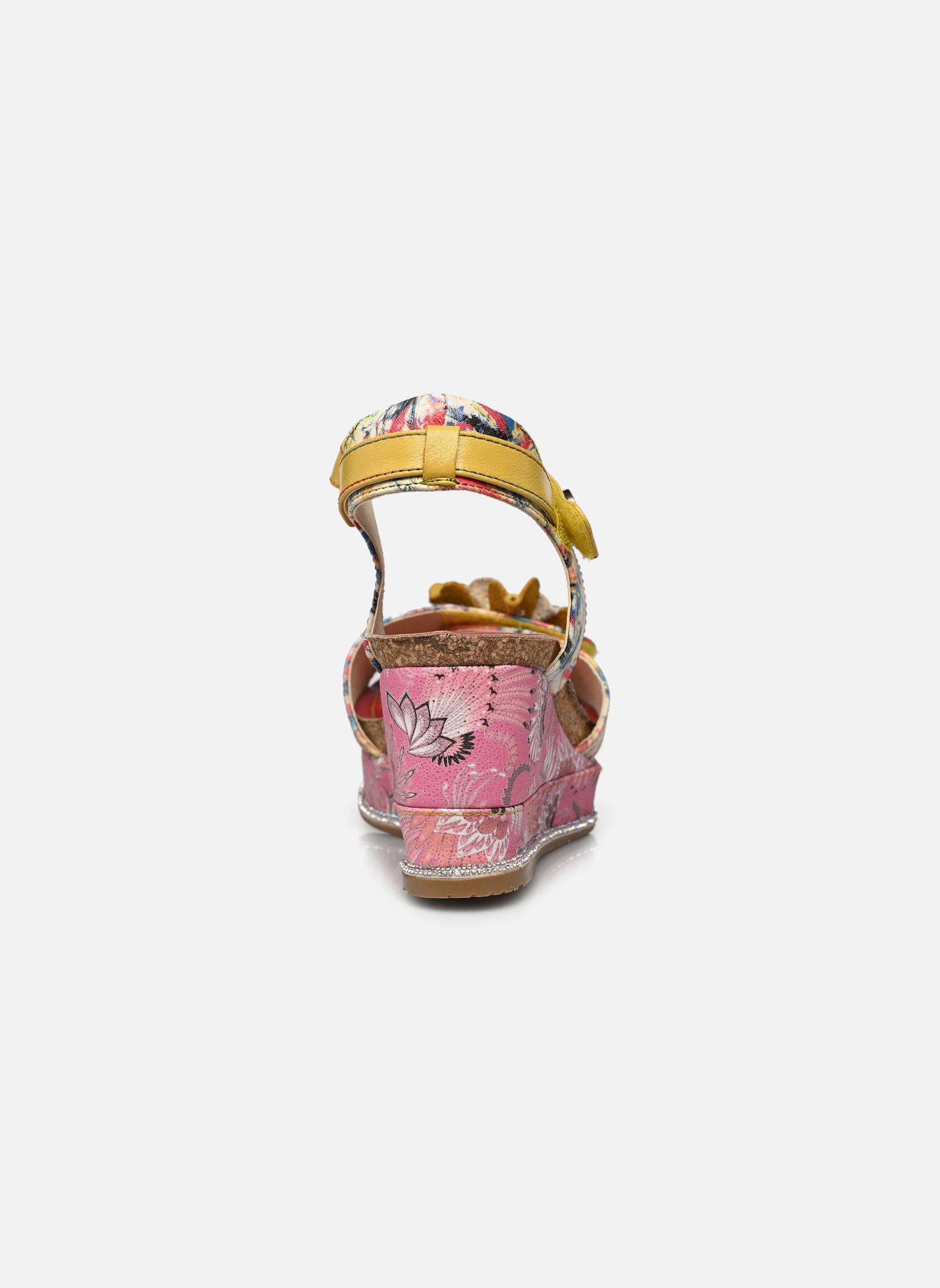 Sandales compensées et plateformes Hacdeo 09 femme multicolore Laura Vita Sandales compensées et plateformes Hacdeo 09 femme multicolore Rose