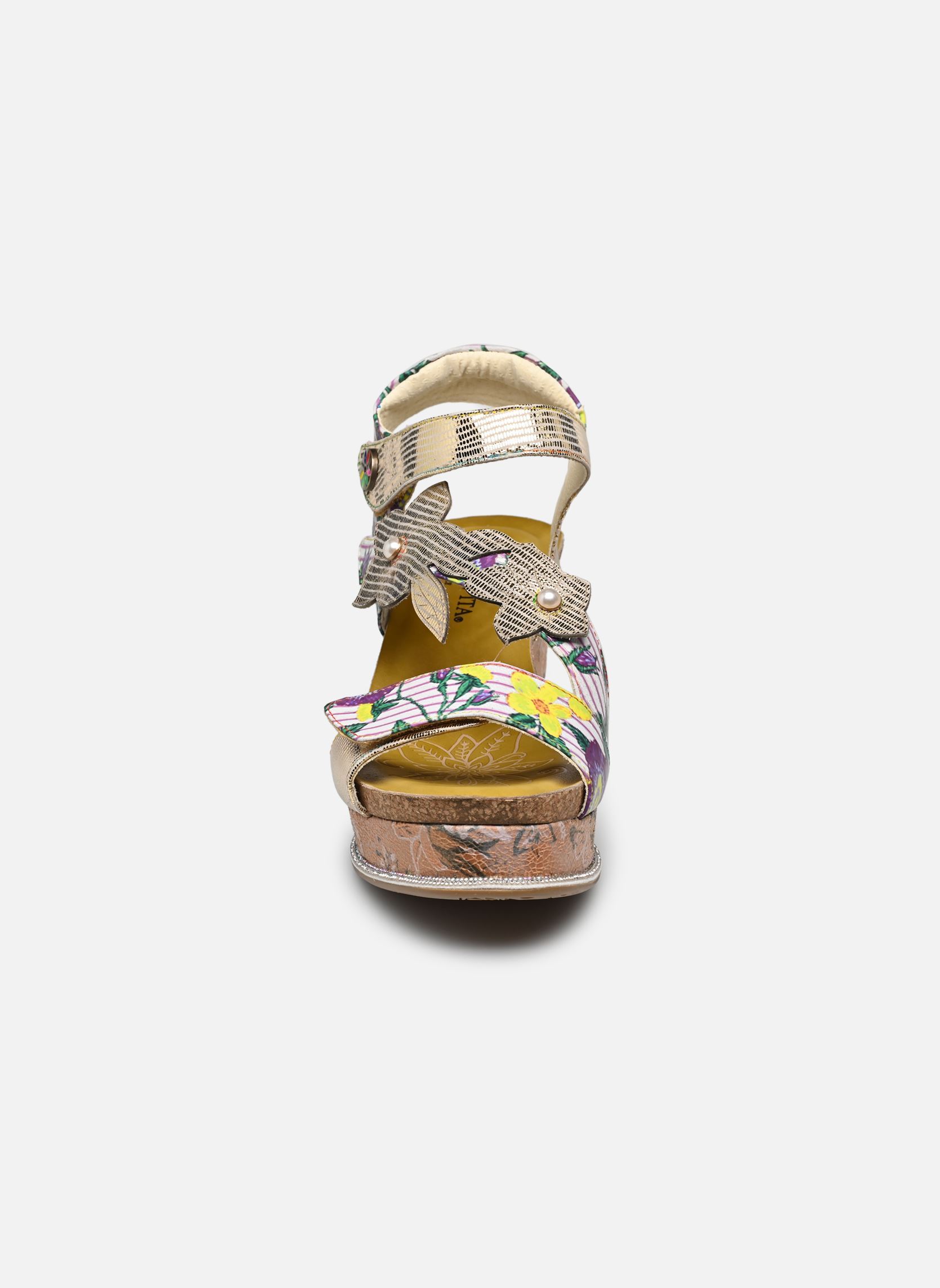 Sandales compensées et plateformes Hacdeo 20 femme multicolore Laura Vita Sandales compensées et plateformes Hacdeo 20 femme multicolore Doré