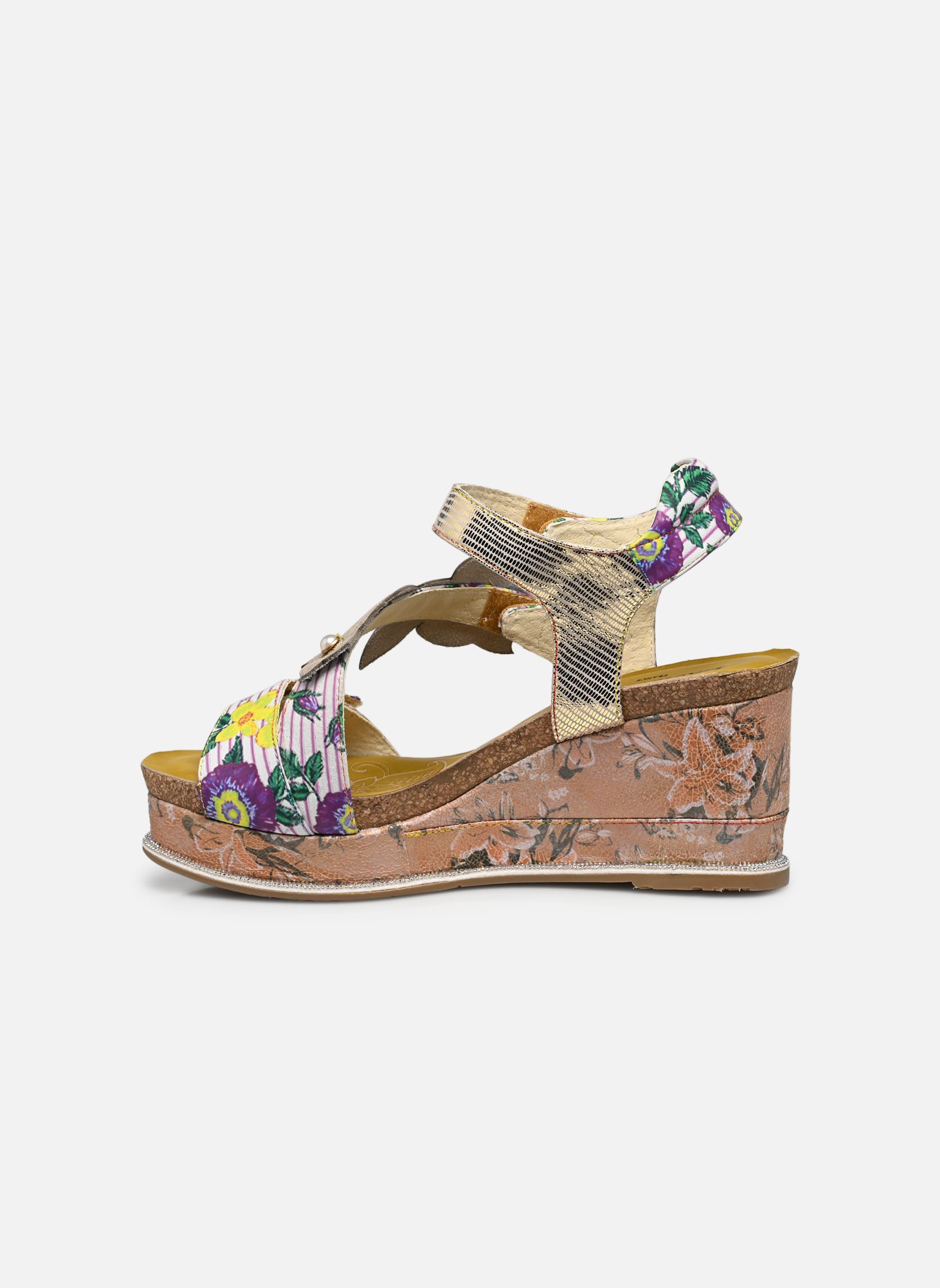 Sandales compensées et plateformes Hacdeo 20 femme multicolore Laura Vita Sandales compensées et plateformes Hacdeo 20 femme multicolore Doré