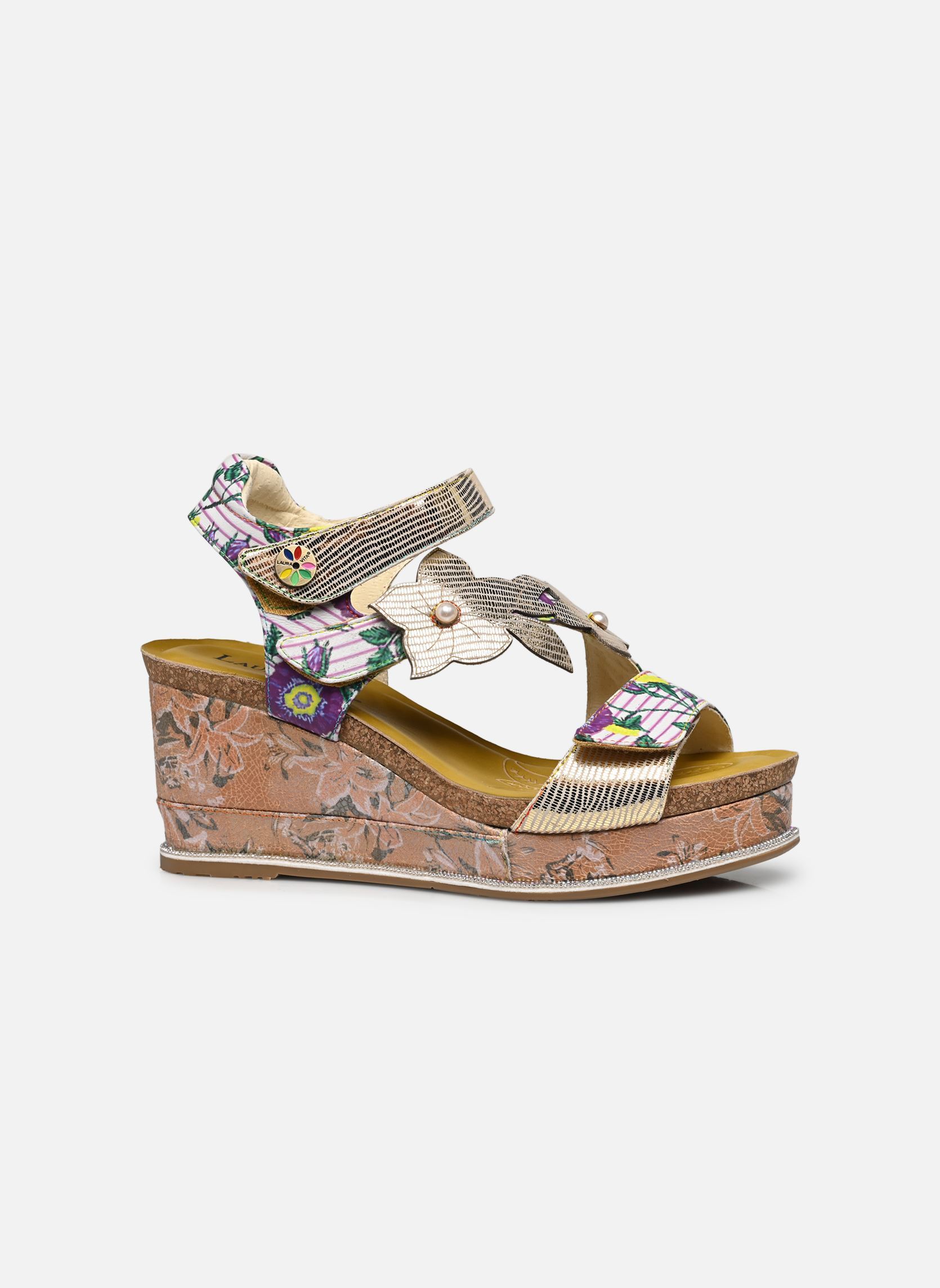 Sandales compensées et plateformes Hacdeo 20 femme multicolore Laura Vita Sandales compensées et plateformes Hacdeo 20 femme multicolore Doré