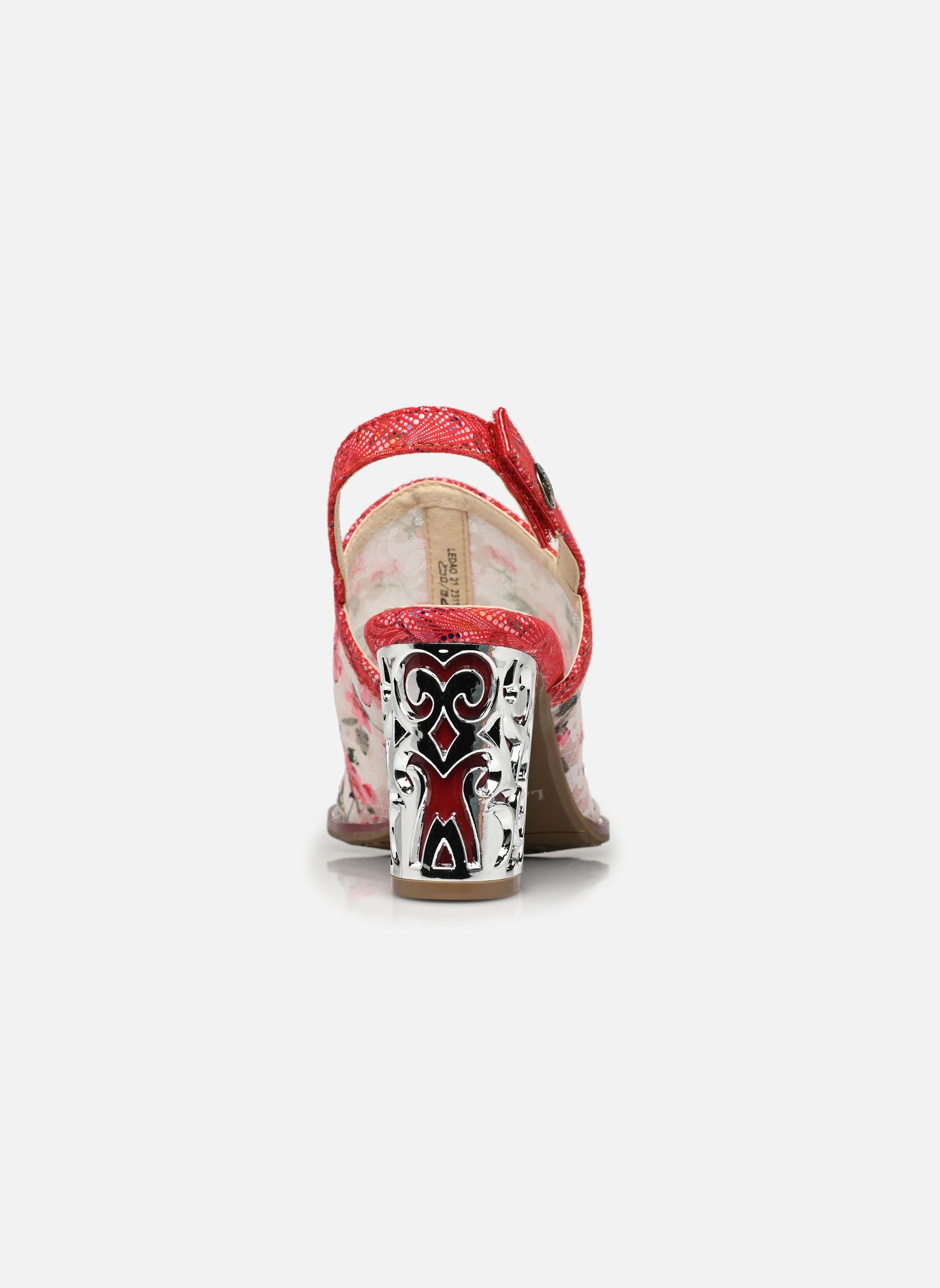Sandalen Ledao 21 dames rood Laura Vita Sandalen Ledao 21 dames rood Rouge