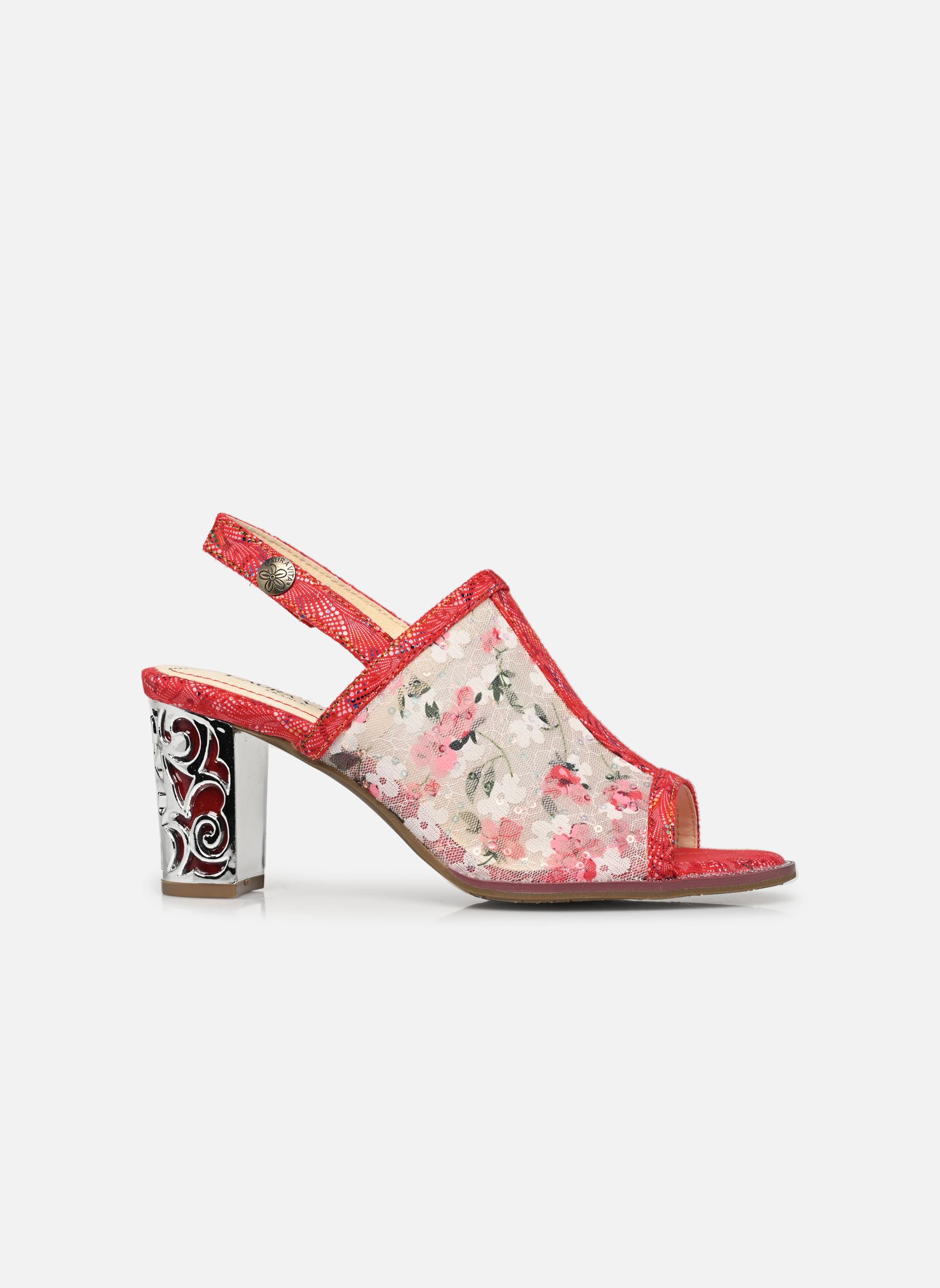 Sandalen Ledao 21 dames rood Laura Vita Sandalen Ledao 21 dames rood Rouge