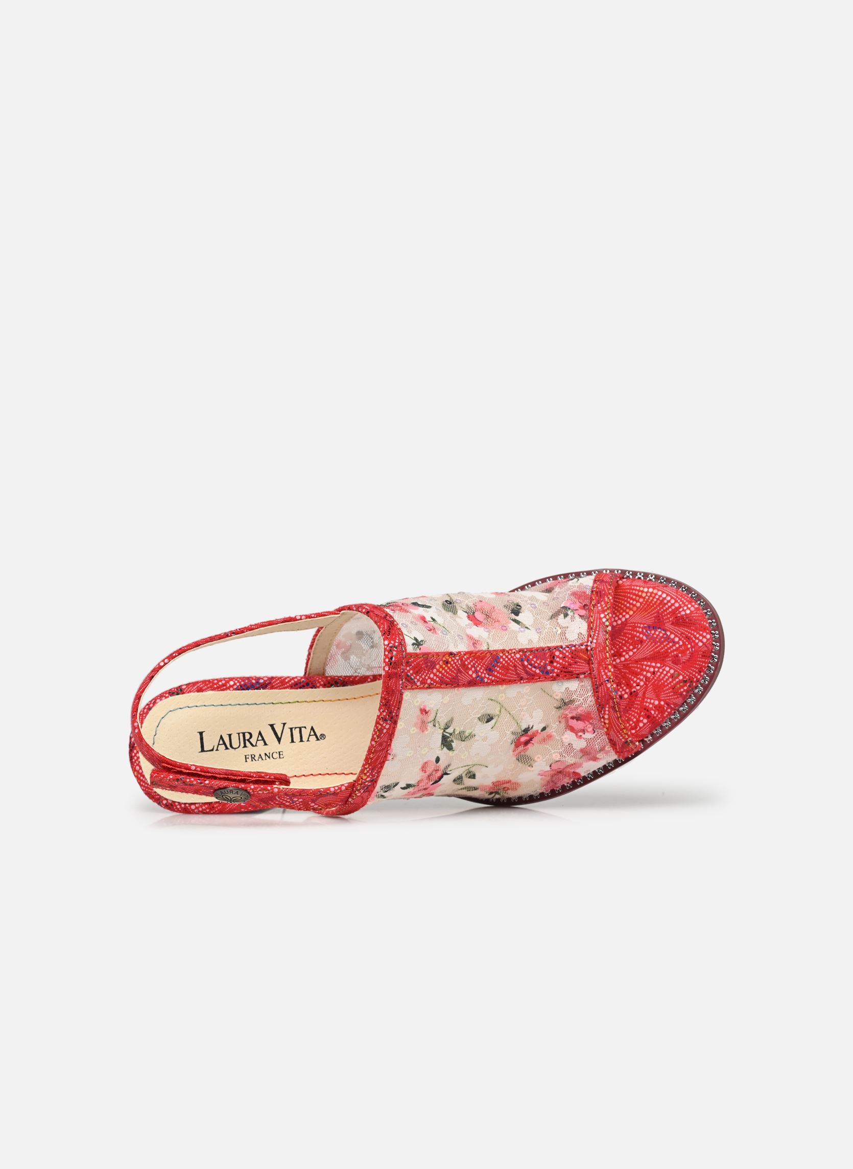 Sandalen Ledao 21 dames rood Laura Vita Sandalen Ledao 21 dames rood Rouge