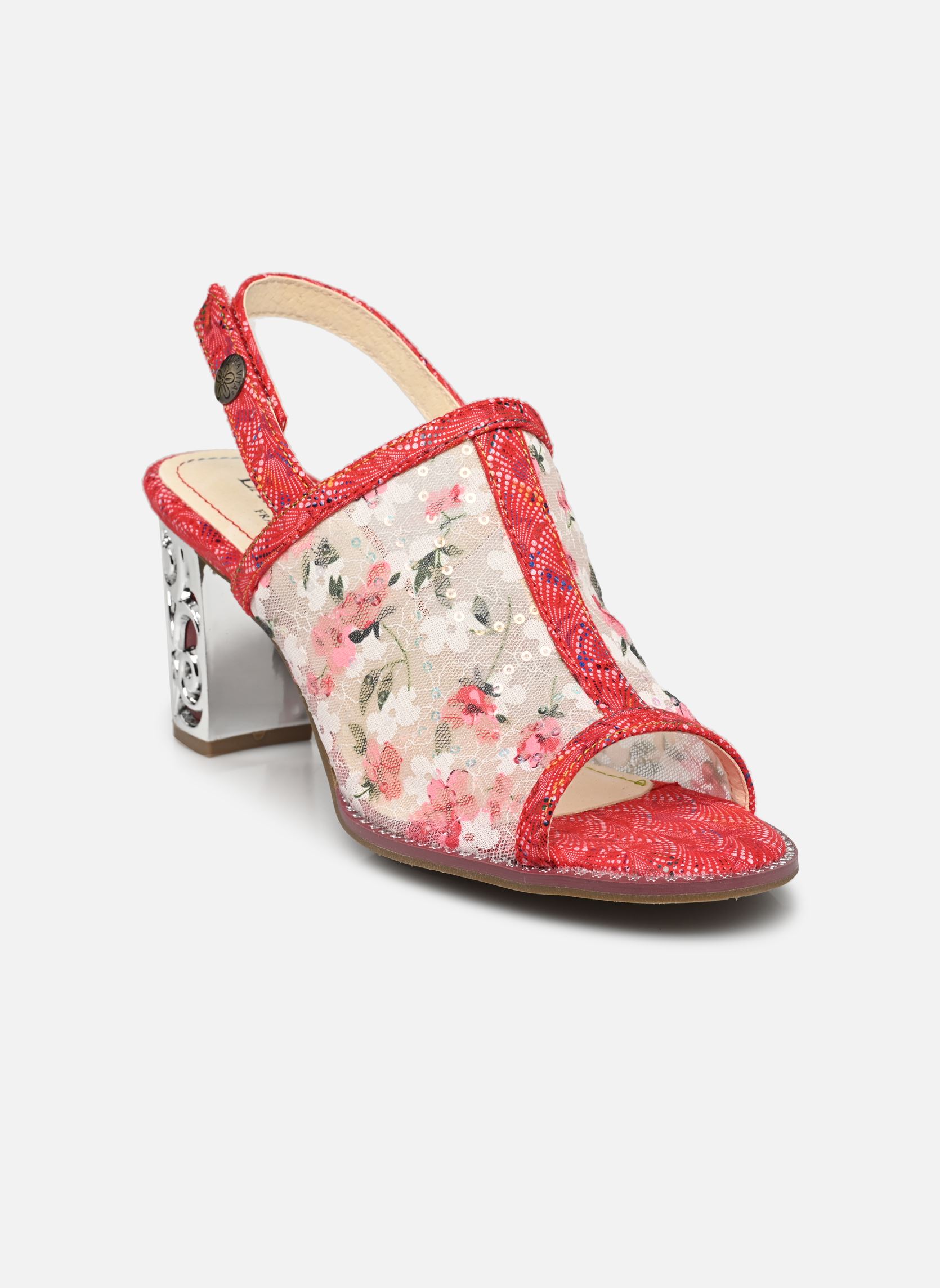 Laura Vita Sandales Sandales - Ledao 21 femme rouge | Sarenza France