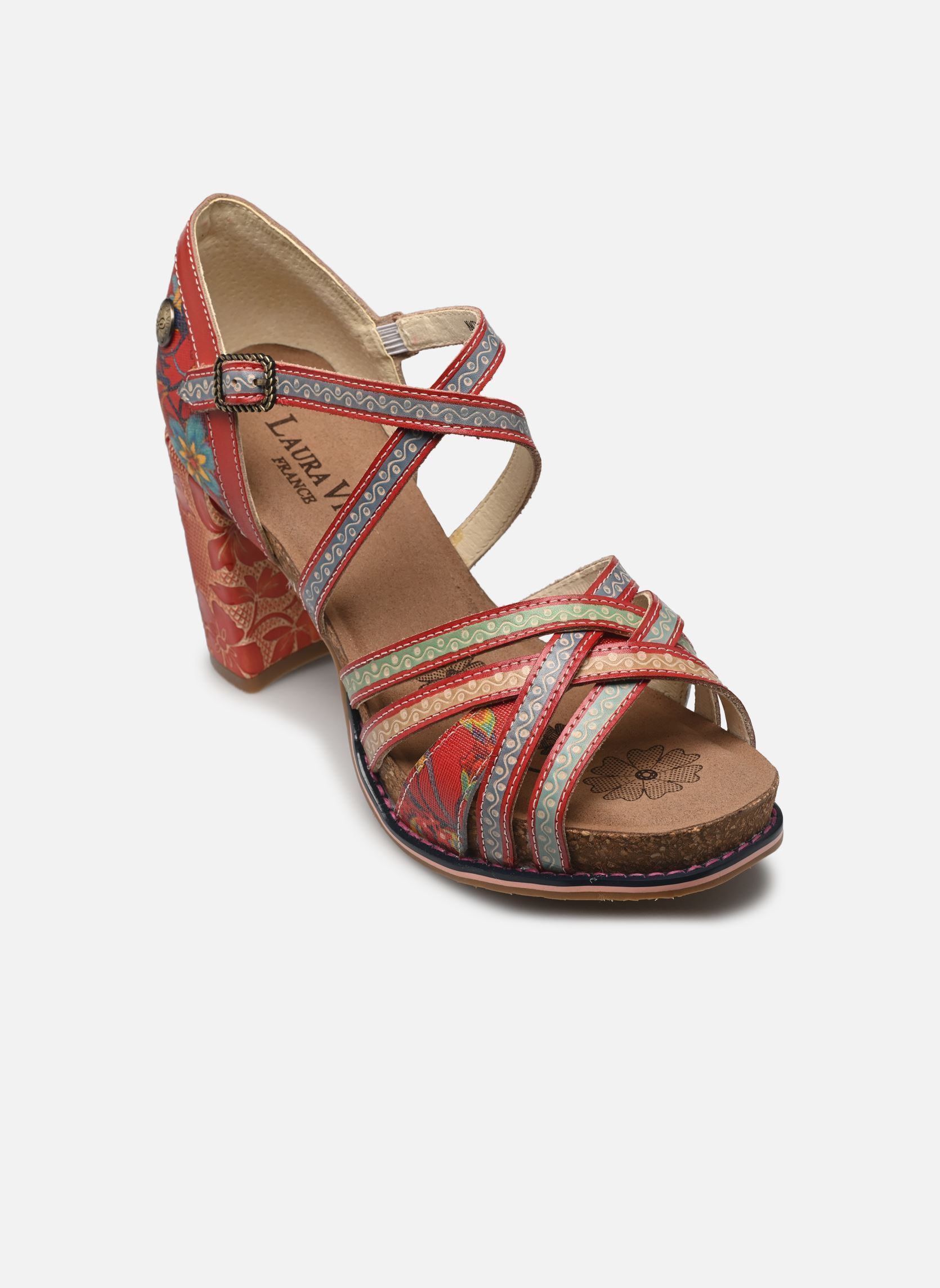 Sandales Nacio 05 femme rouge Laura Vita Sandales Nacio 05 femme rouge Rouge