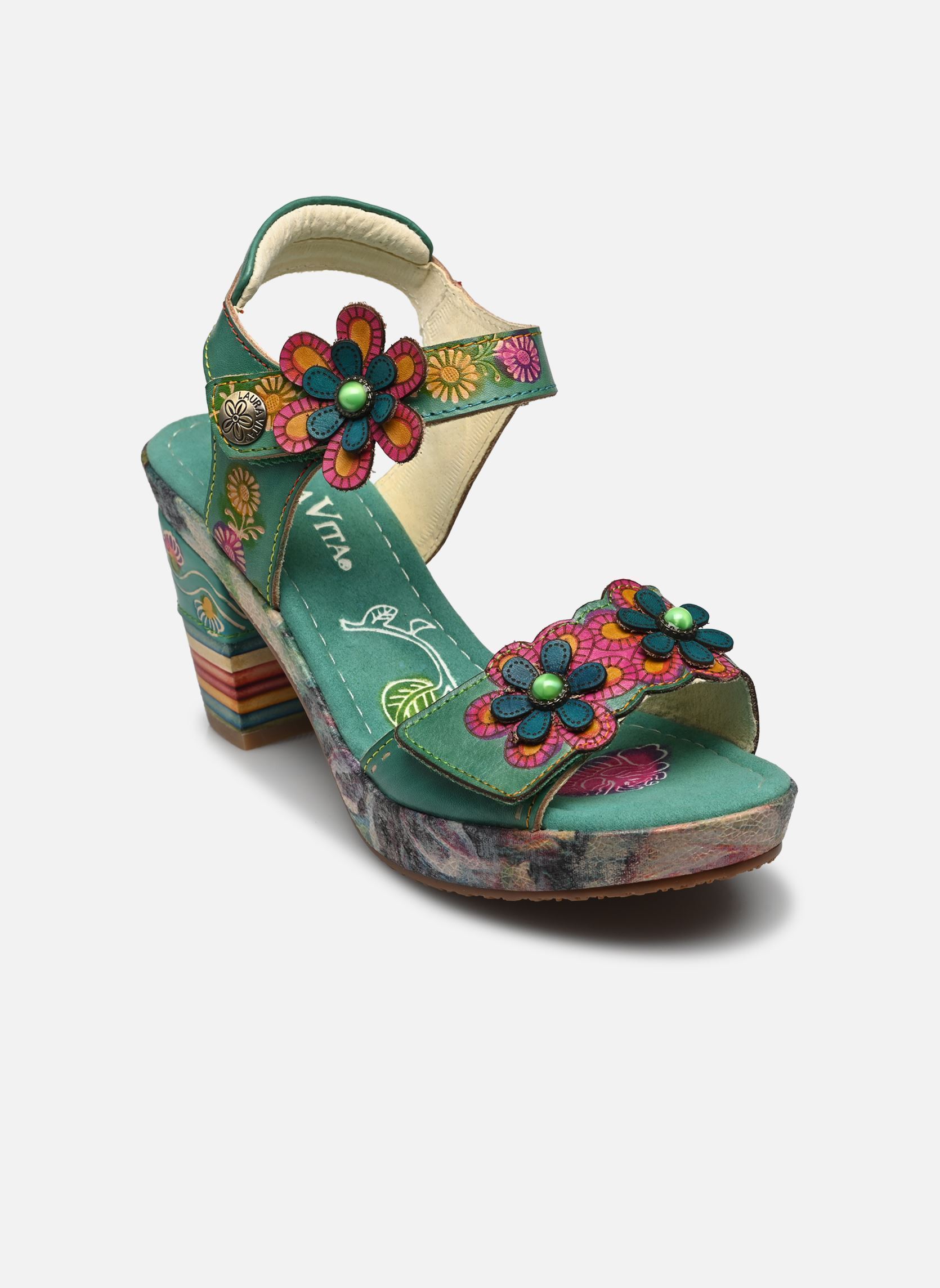 Sandalen Nellao 05 dames groen Laura Vita Sandalen Nellao 05 dames groen Vert