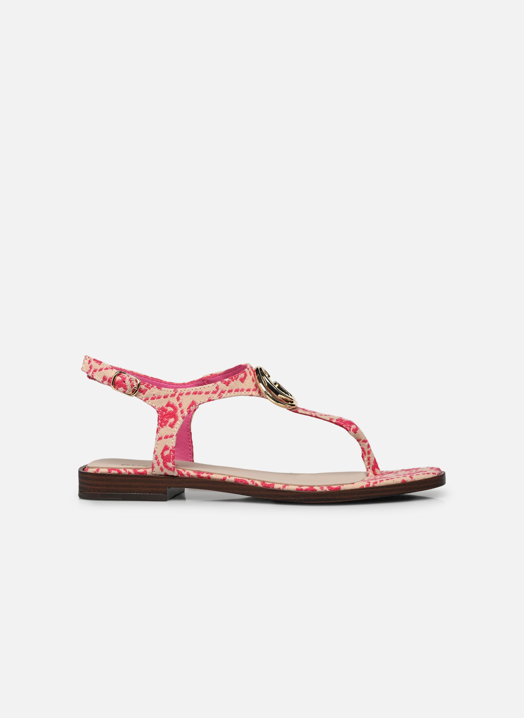 Flache Sandalen MIRY damen rosa Guess Flache Sandalen MIRY damen rosa Magenta