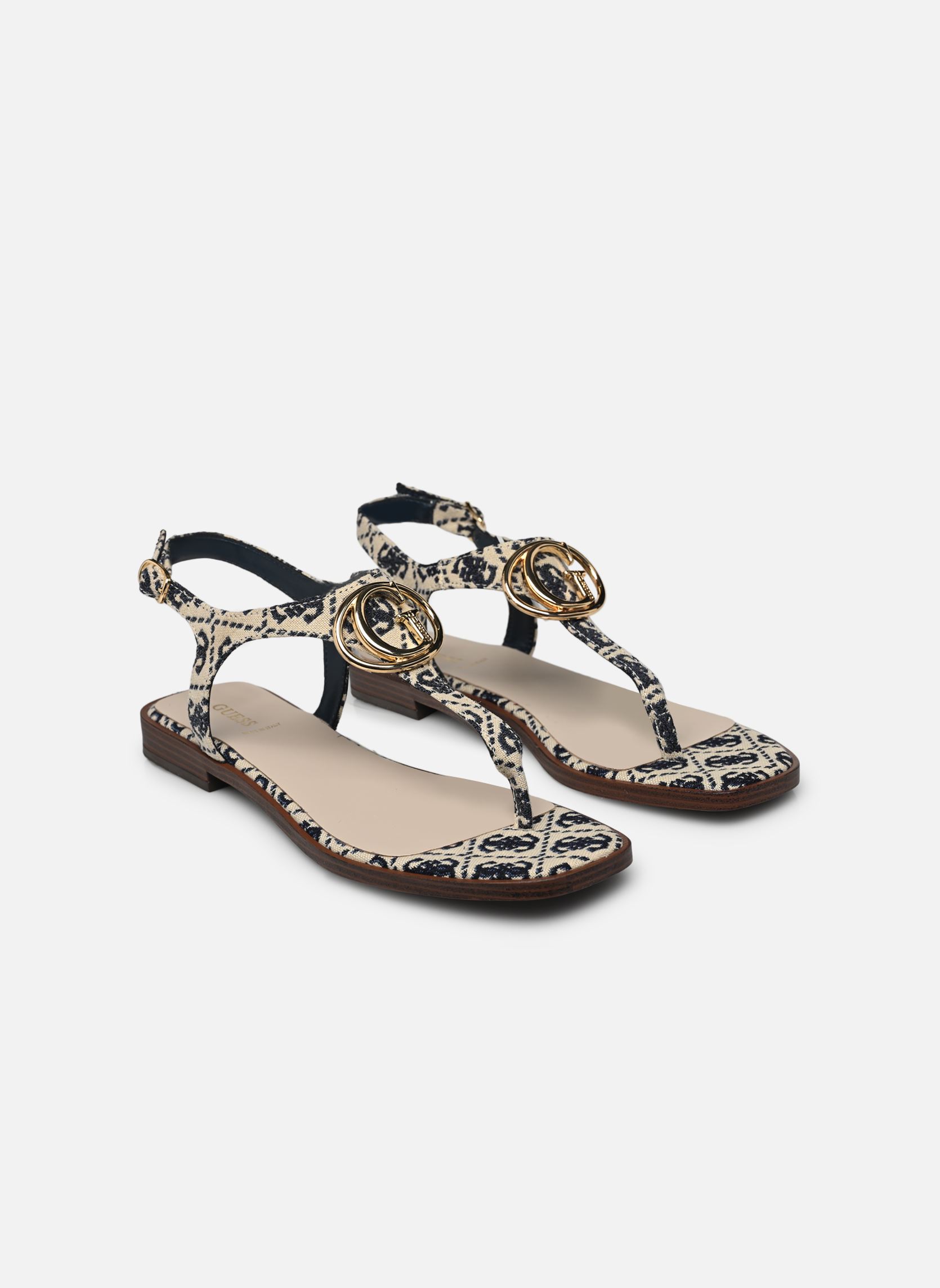 Platte sandalen MIRY dames blauw Guess Platte sandalen MIRY dames blauw Navy