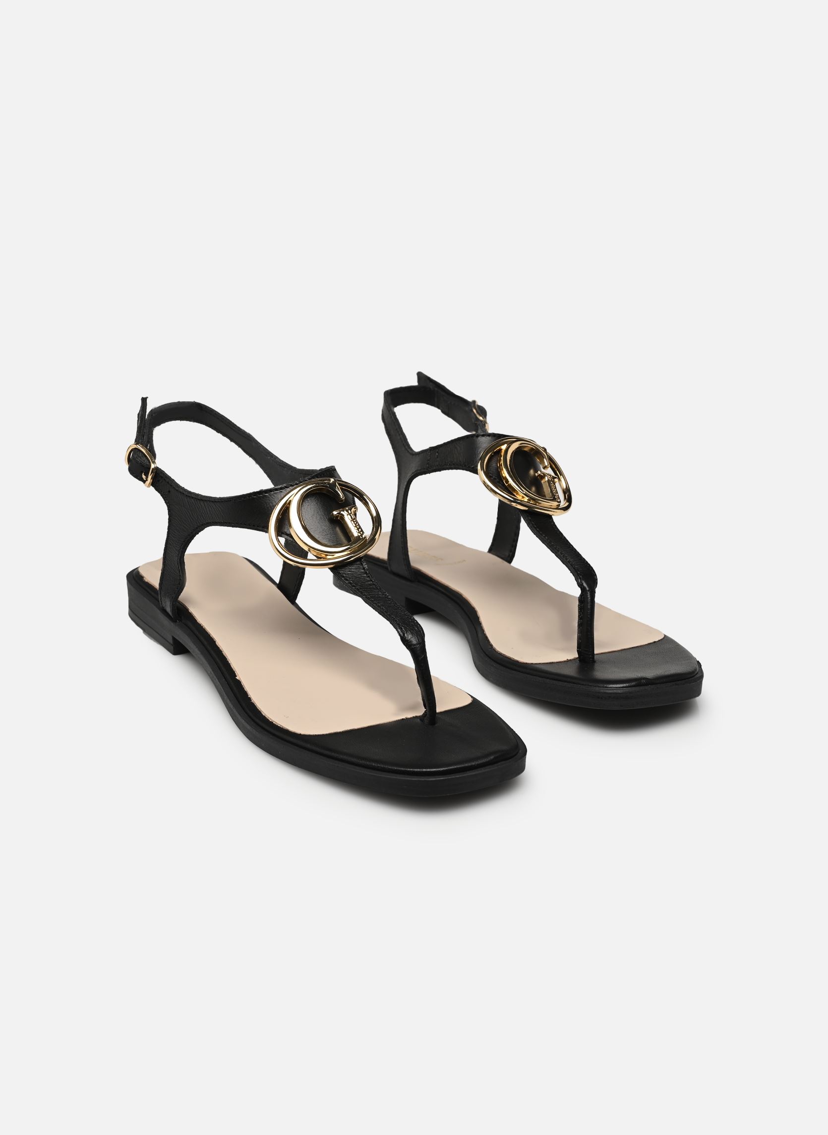 Flache Sandalen MIRY damen schwarz Guess Flache Sandalen MIRY damen schwarz Black