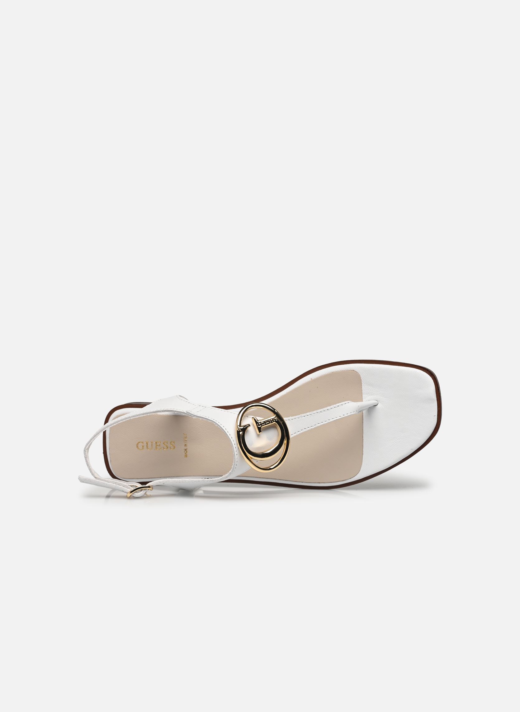 Flache Sandalen MIRY damen weiß Guess Flache Sandalen MIRY damen weiß White