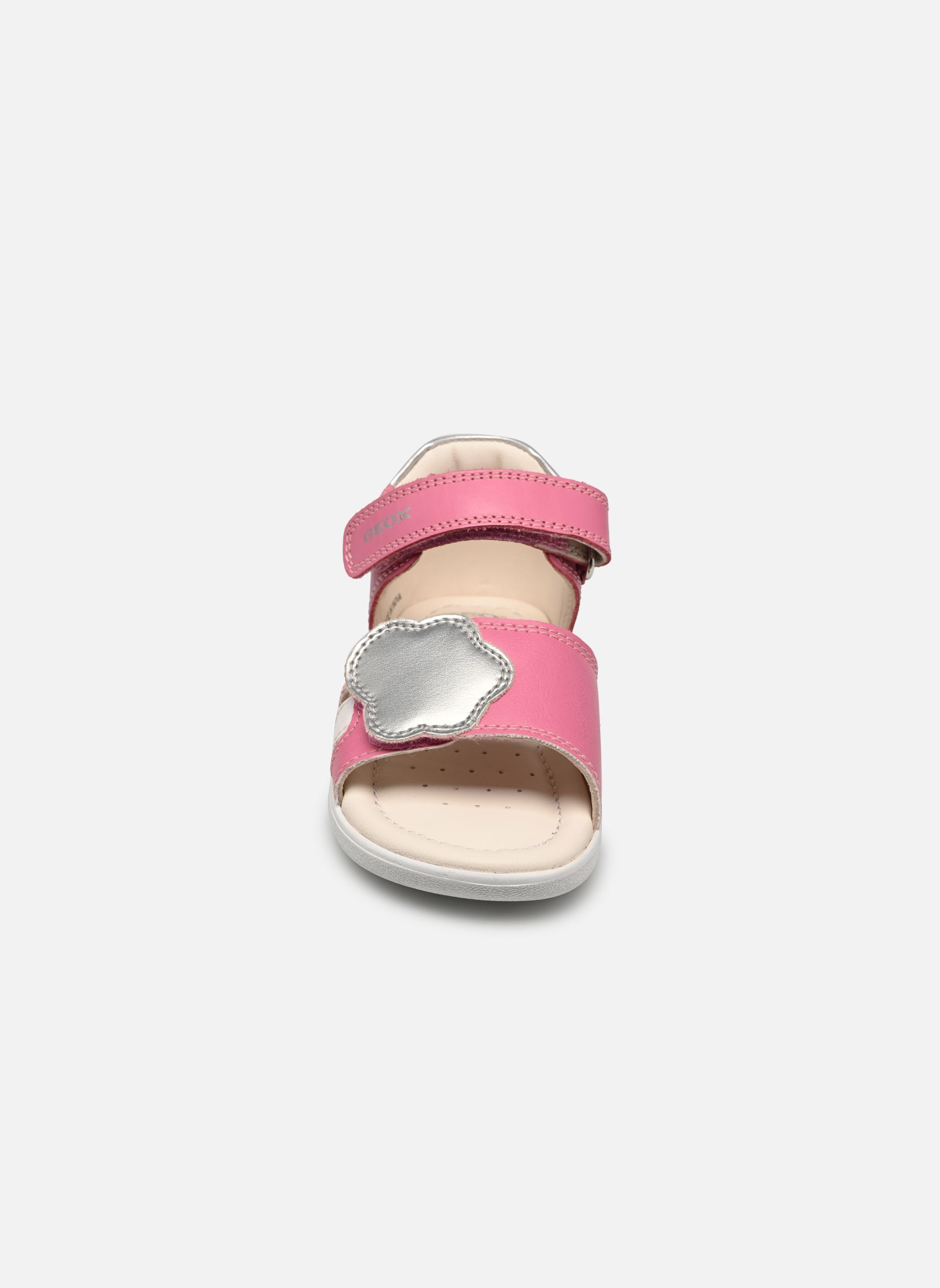 Sandalen B Sandal Alul Girl B meisjes roze Geox Sandalen B Sandal Alul Girl B meisjes roze Dk Pink Silver