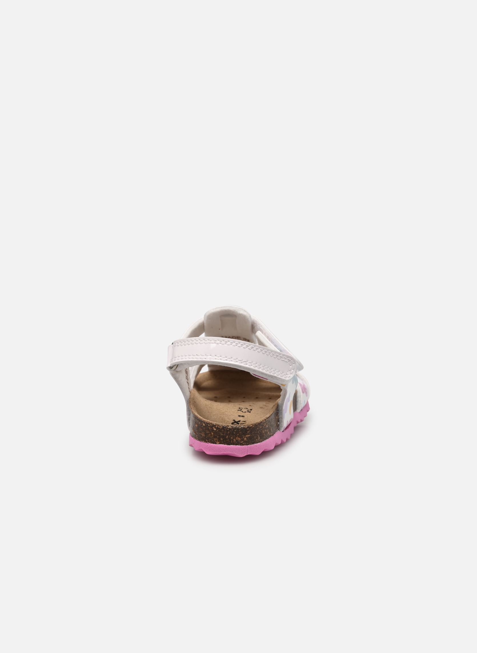 Sandales B Sandal Chalki Girl A fille blanc Geox Sandales B Sandal Chalki Girl A fille blanc Blanc multicolore