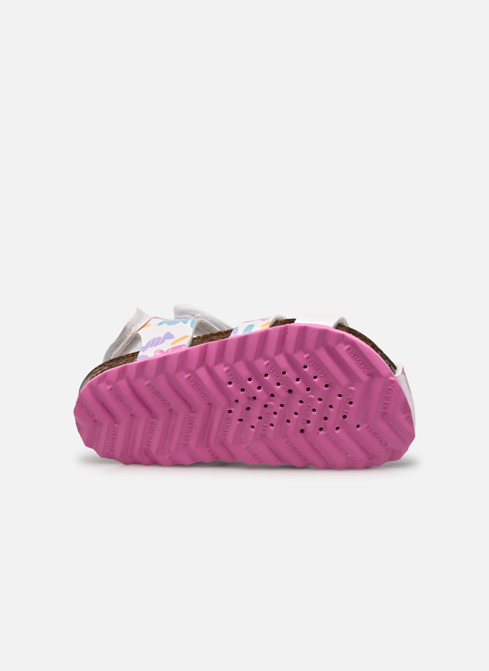 Sandales B Sandal Chalki Girl A fille blanc Geox Sandales B Sandal Chalki Girl A fille blanc Blanc multicolore