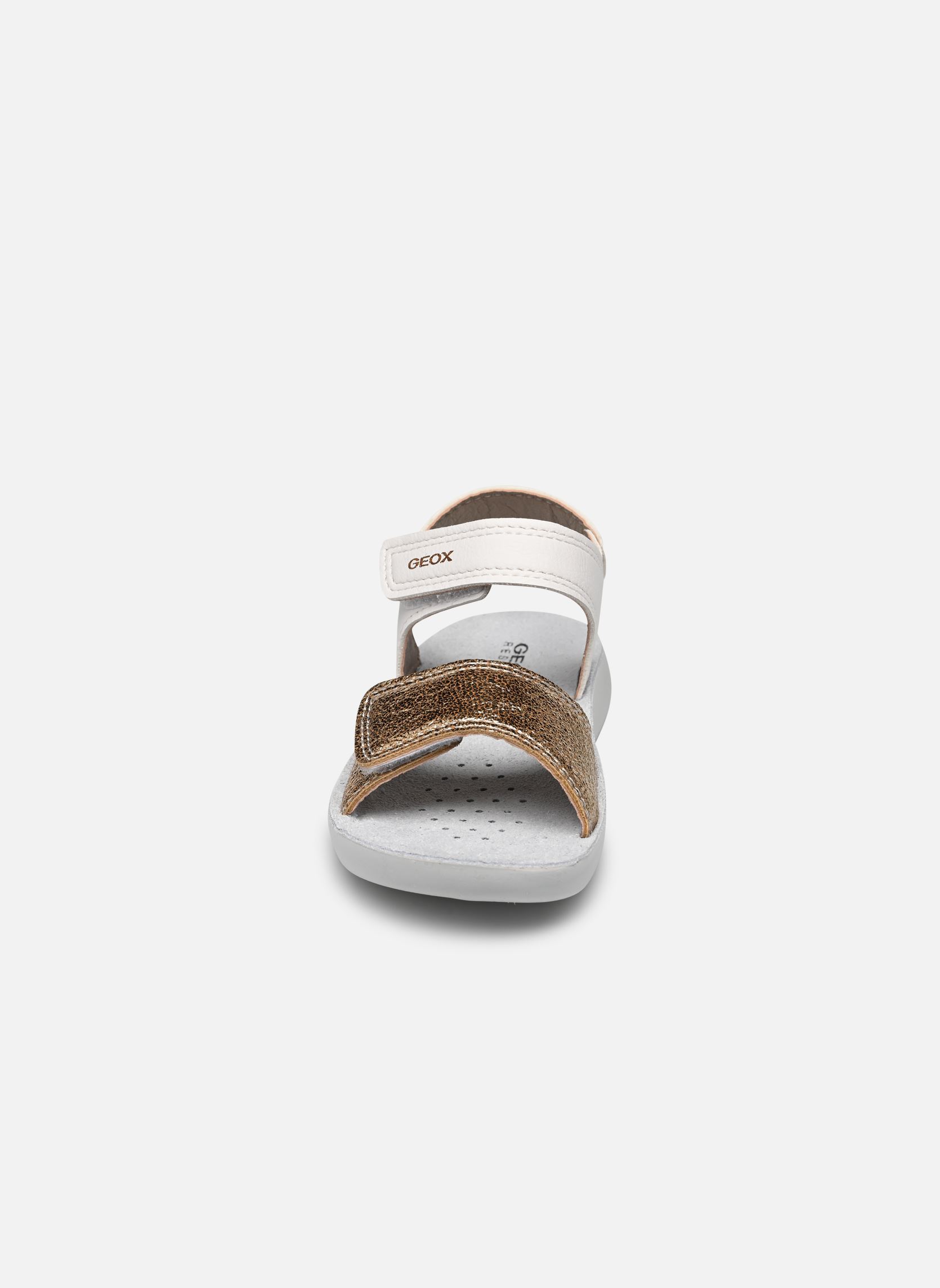 Sandales B Sandal Lightfloppy B455TB fille blanc Geox Sandales B Sandal Lightfloppy B455TB fille blanc BLANC / OR