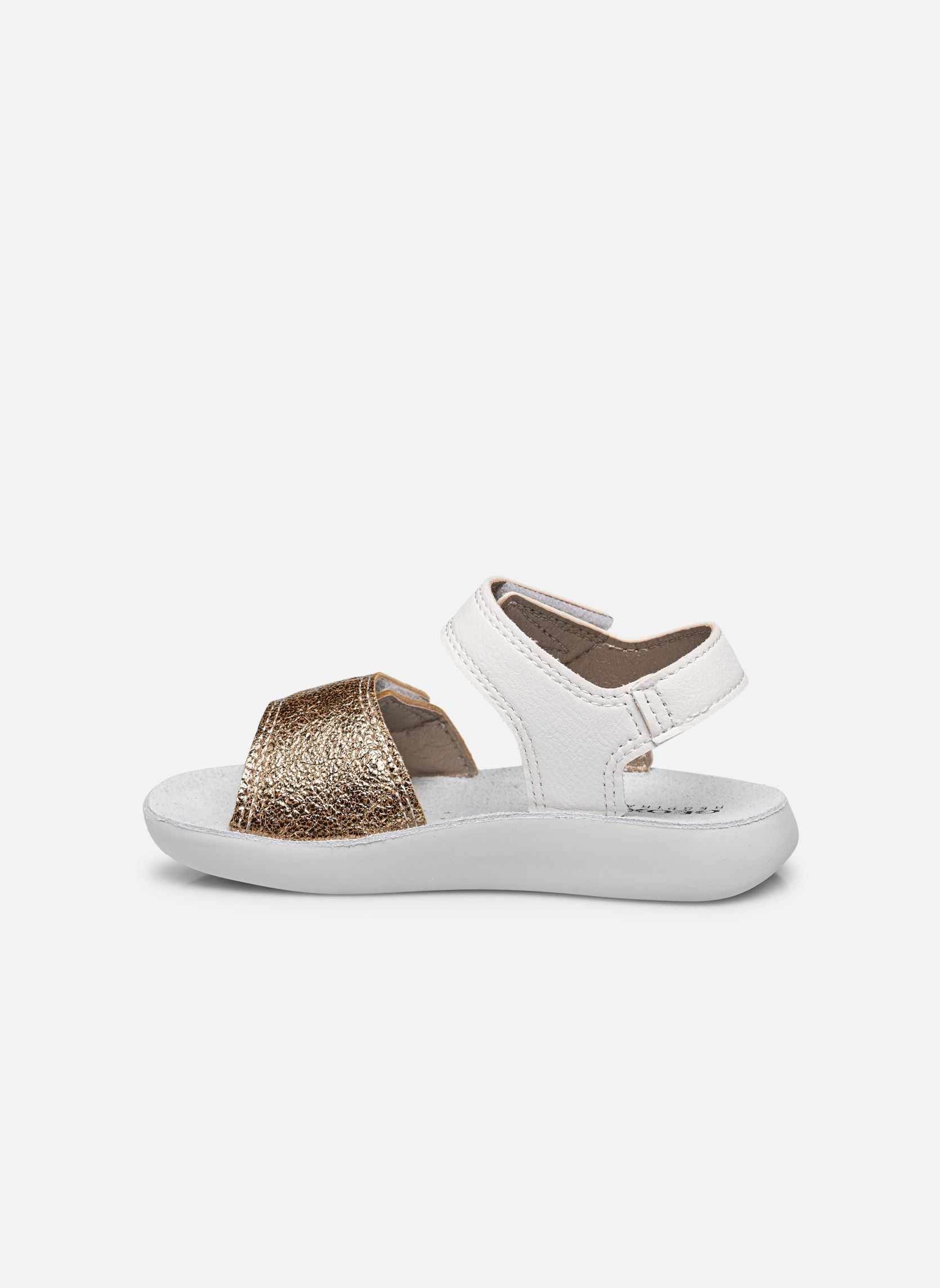 Sandales B Sandal Lightfloppy B455TB fille blanc Geox Sandales B Sandal Lightfloppy B455TB fille blanc BLANC / OR