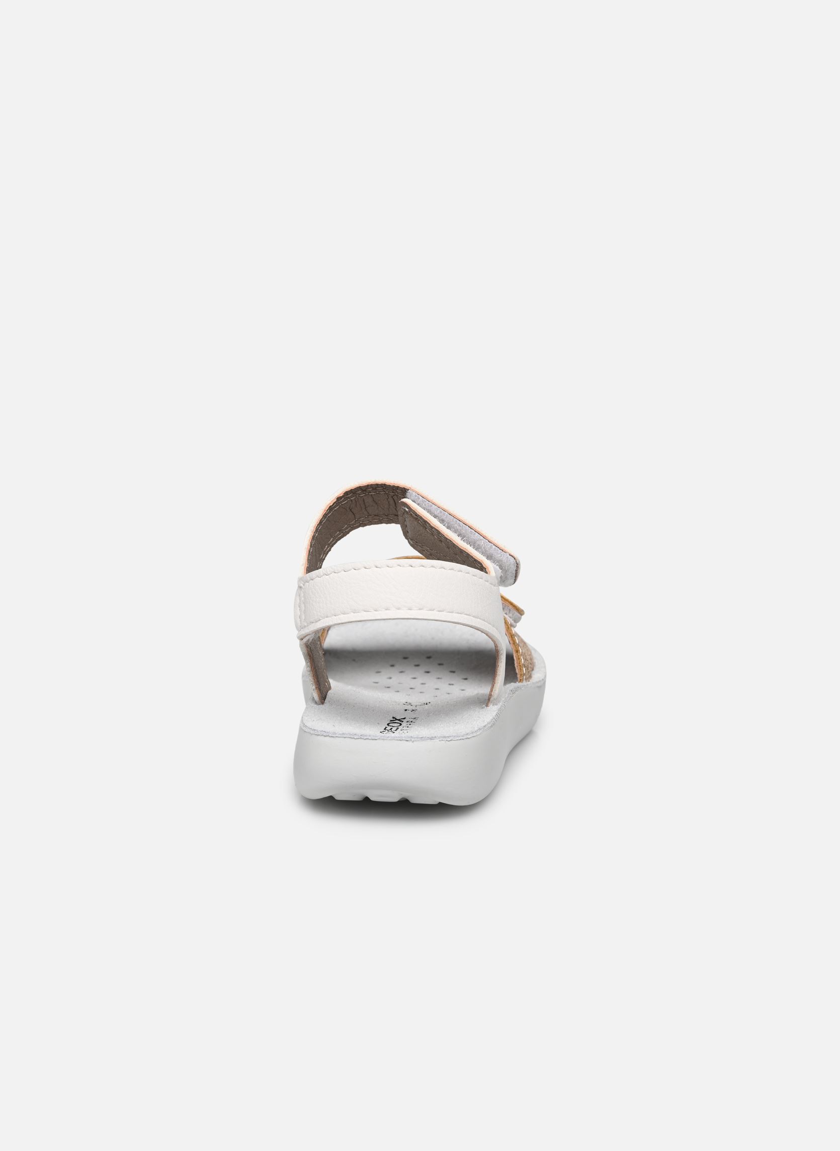 Sandales B Sandal Lightfloppy B455TB fille blanc Geox Sandales B Sandal Lightfloppy B455TB fille blanc BLANC / OR