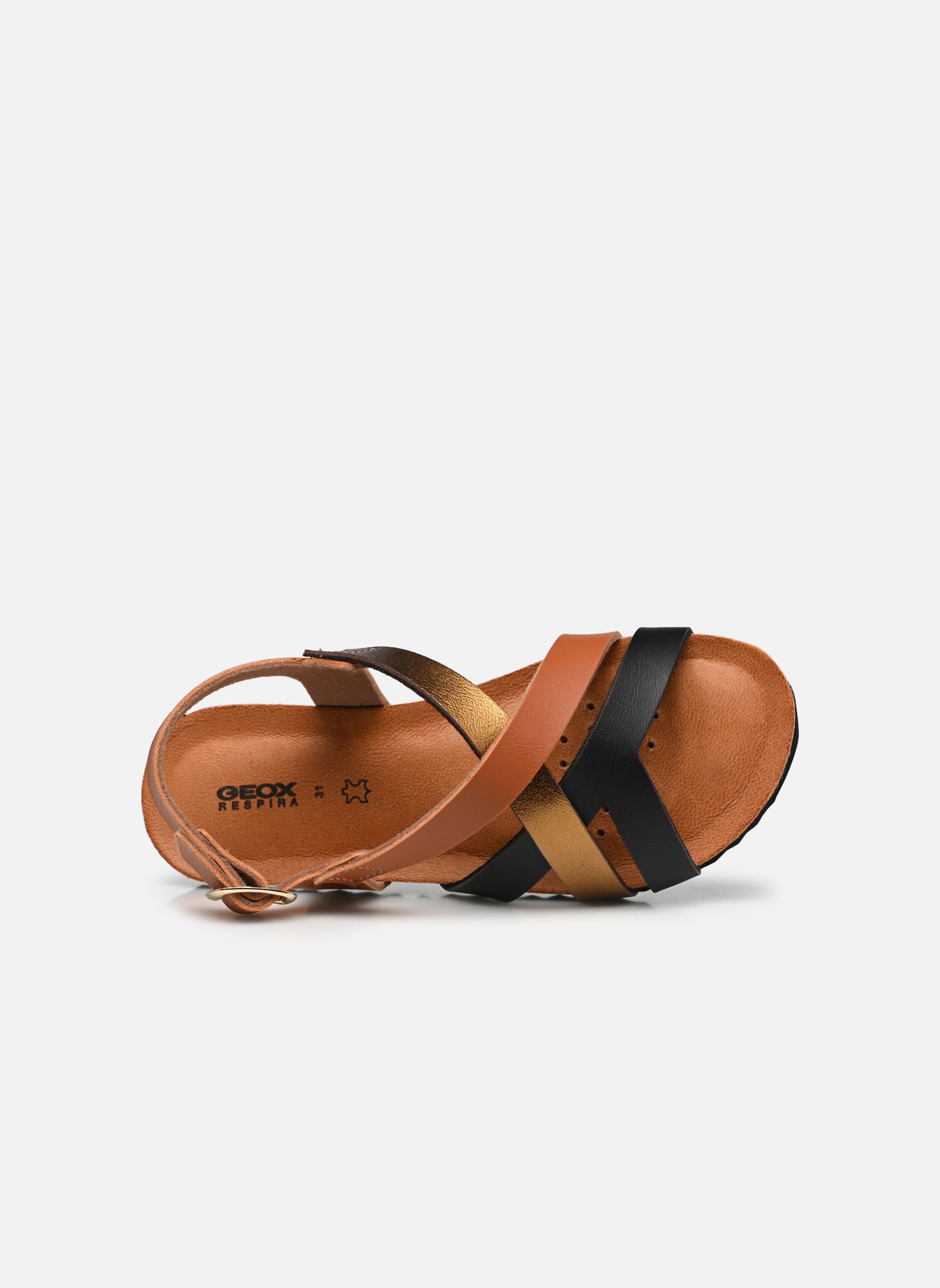 Sandalen J Sandal Chilene Gir J45DQD mädchen braun Geox Sandalen J Sandal Chilene Gir J45DQD mädchen braun Biscuit/Bronze