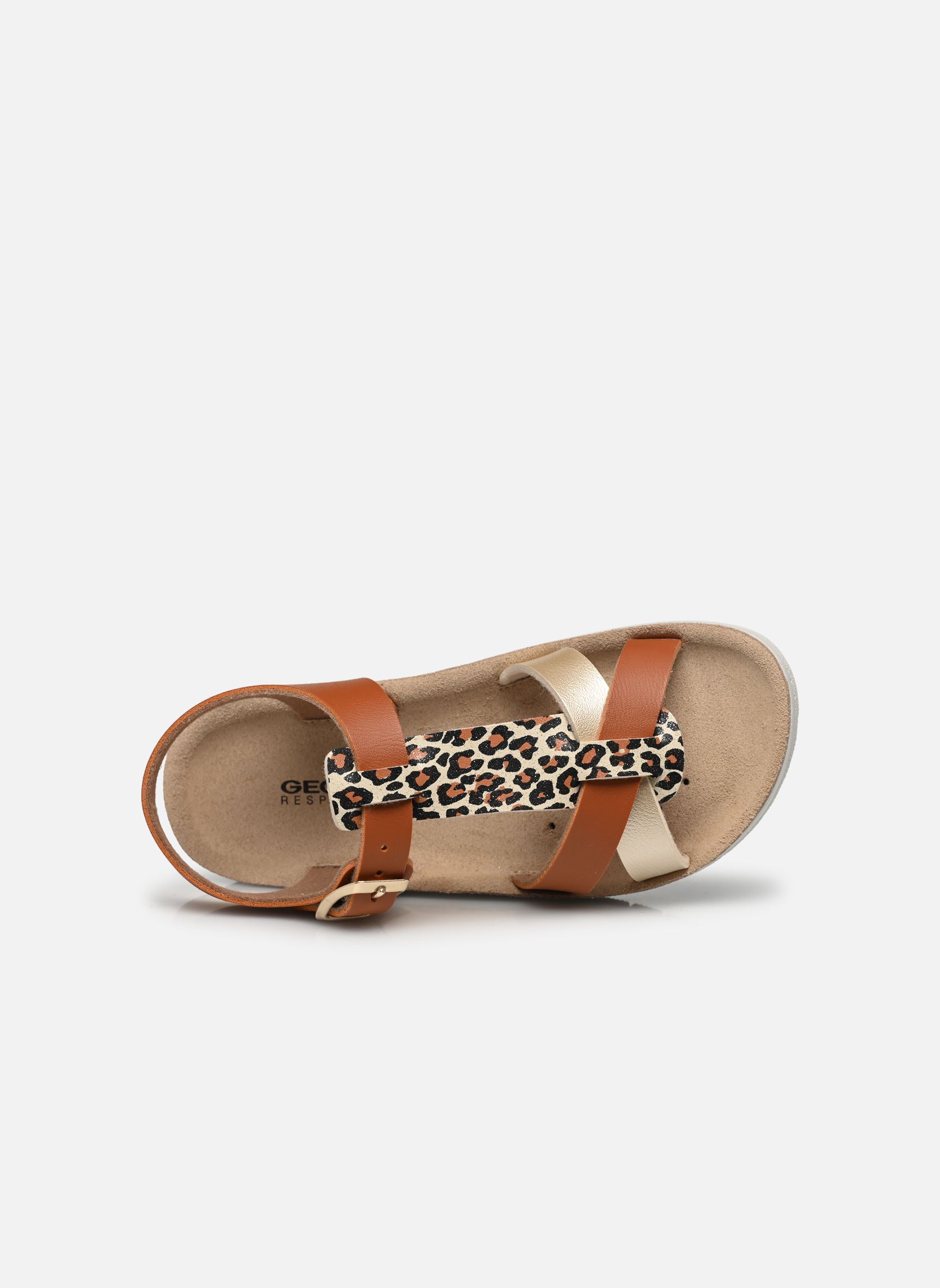 Sandalias J Sandal Costarei Gi J45EAG niña marrón Geox Sandalias J Sandal Costarei Gi J45EAG niña marrón Biscuit/Platinum