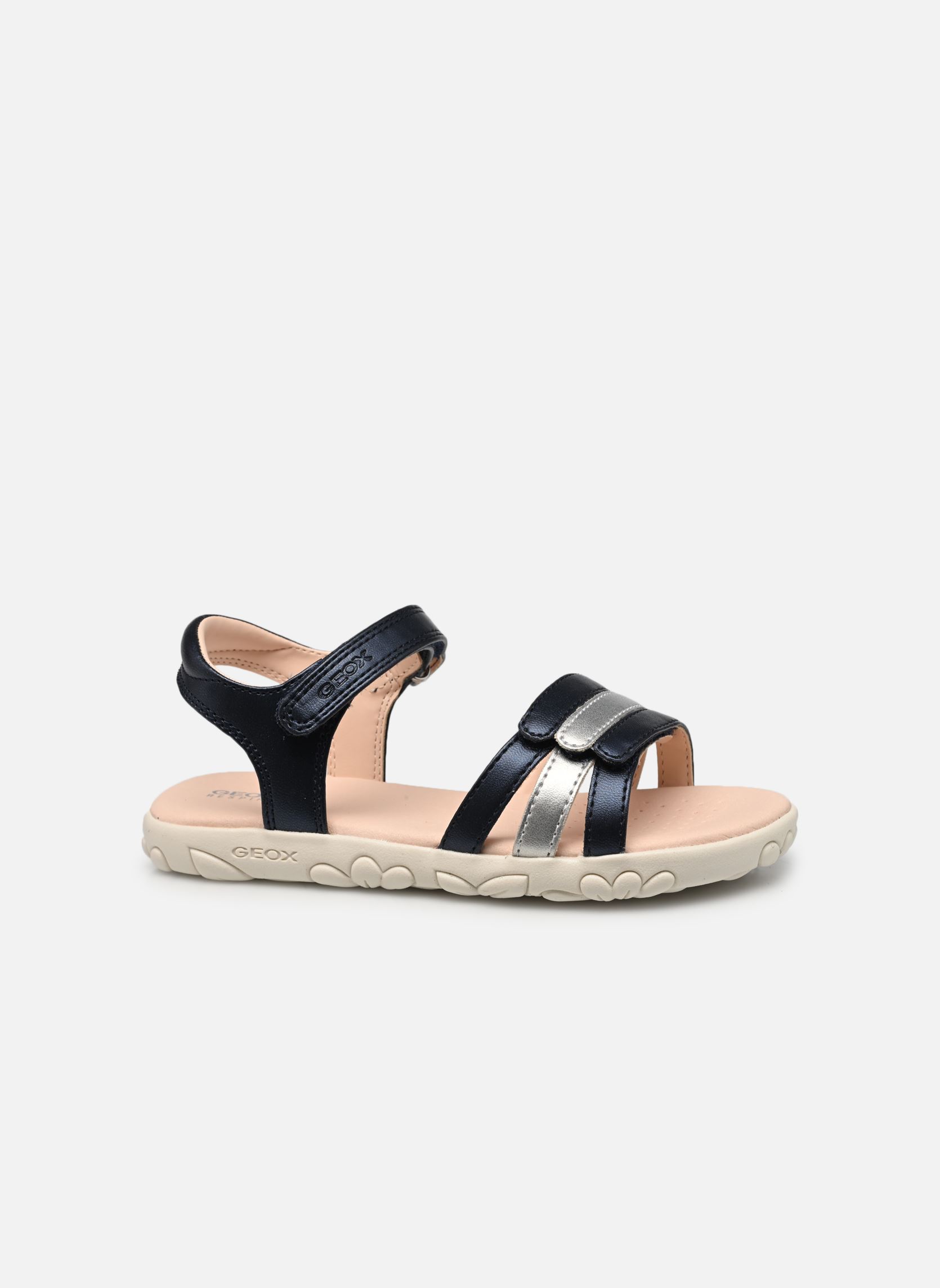 Sandalen J Sandal Haiti Girl J458ZD mädchen blau Geox Sandalen J Sandal Haiti Girl J458ZD mädchen blau Bleu Marine/Argent