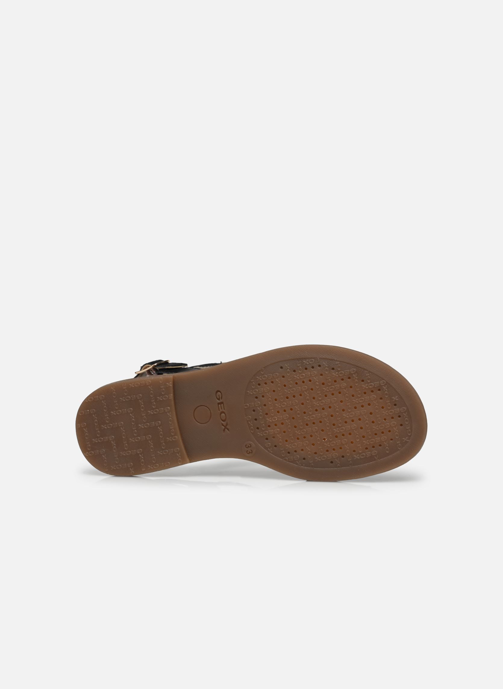 Sandales J Sandal Karly Girl J4535G fille noir Geox Sandales J Sandal Karly Girl J4535G fille noir Black/Platinum