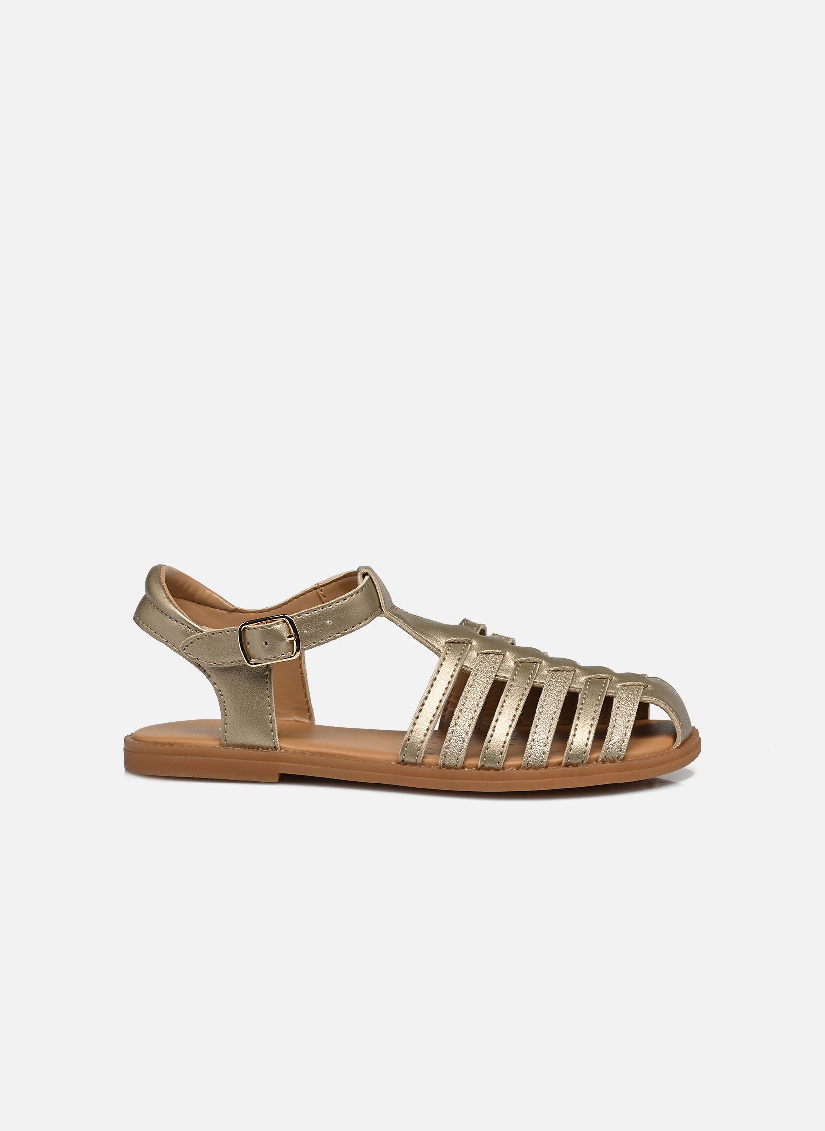 Sandalen J Sandal Karly Girl J4535A mädchen gold und bronze Geox Sandalen J Sandal Karly Girl J4535A mädchen gold und bronze Platine