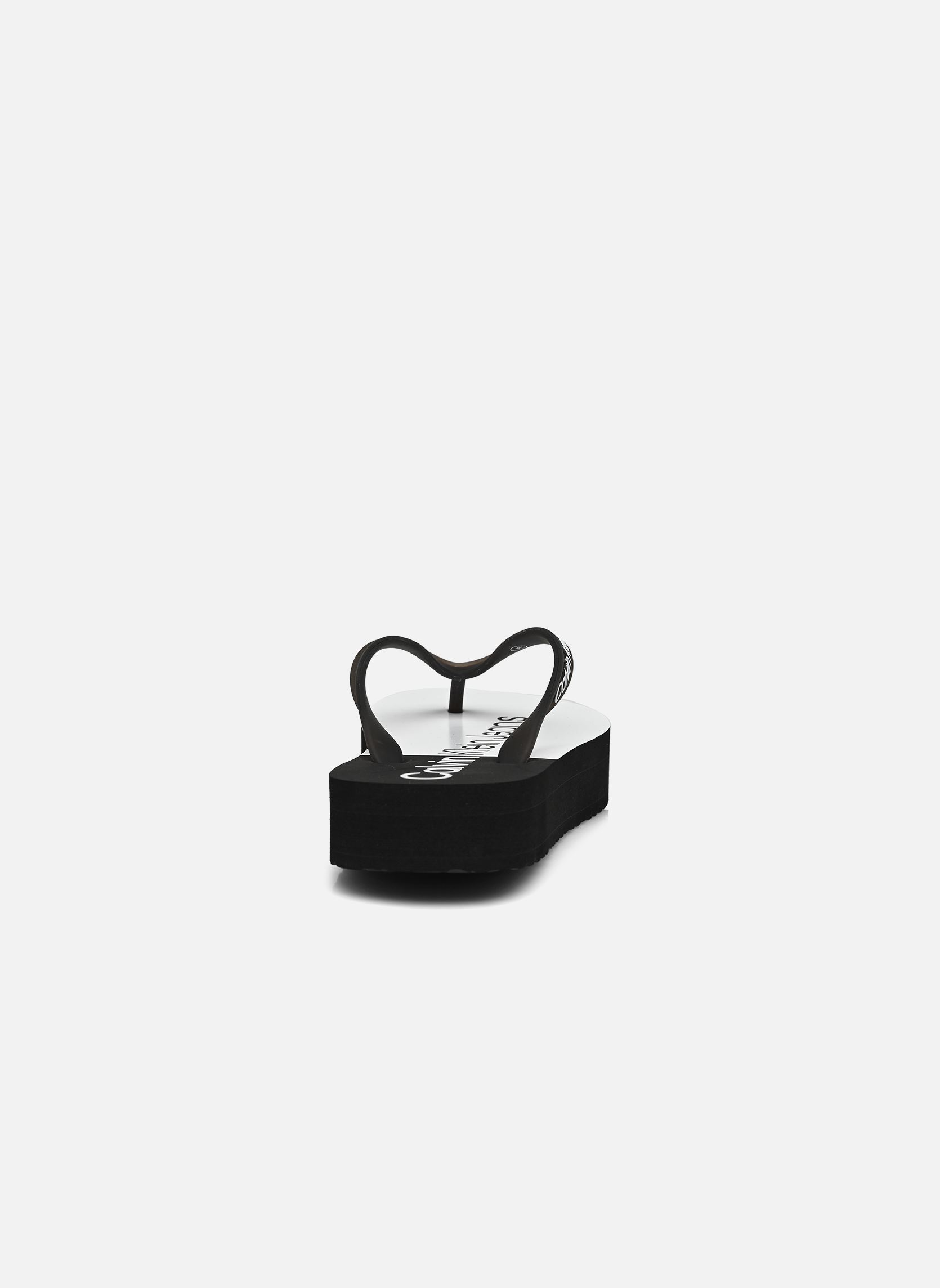 Flip-Flops BEACH SANDAL FLATFOR damen schwarz Calvin Klein Flip-Flops BEACH SANDAL FLATFOR damen schwarz BLACK/BRIGHT WHITE