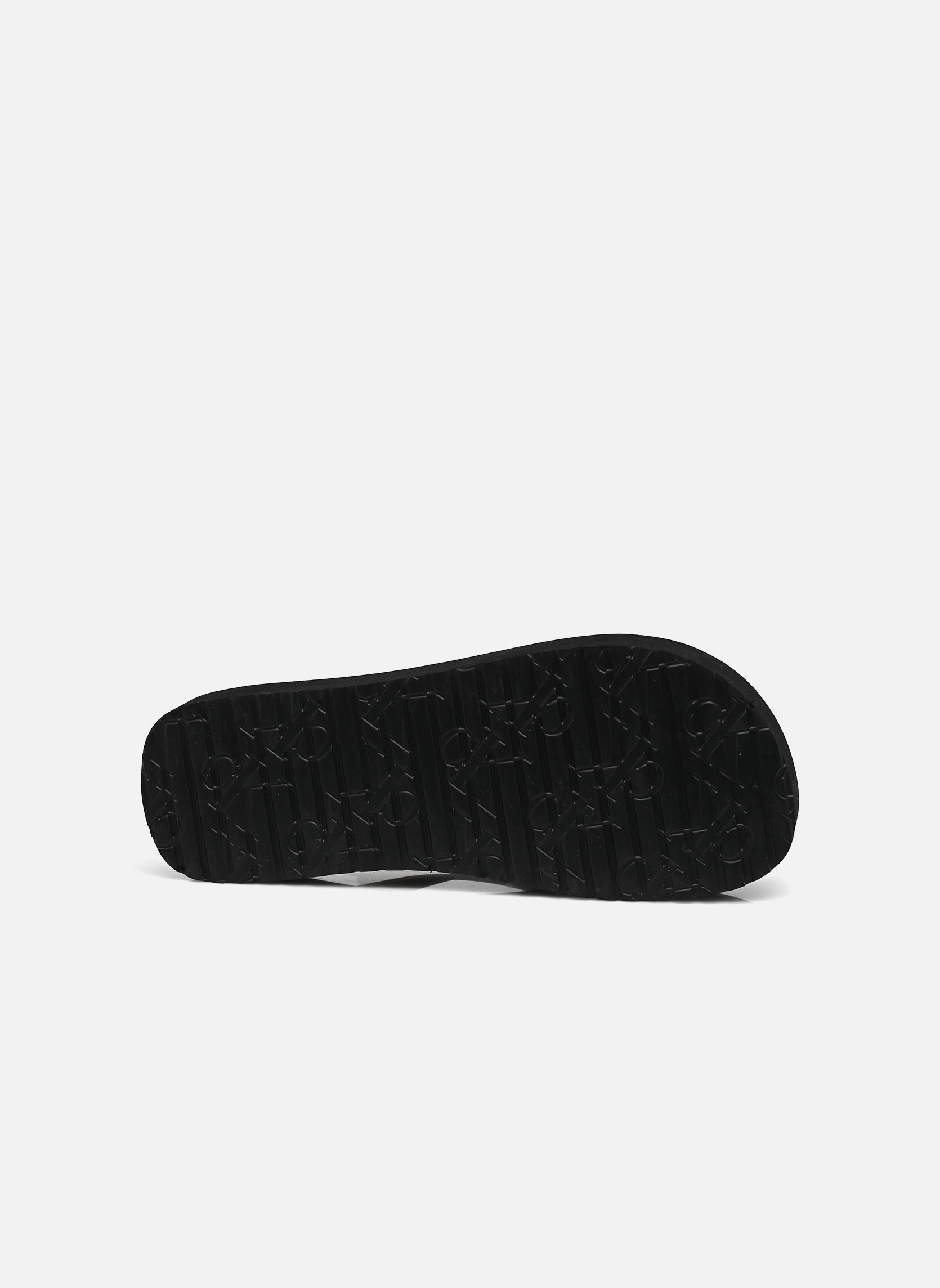 Flip-Flops BEACH SANDAL FLATFOR damen schwarz Calvin Klein Flip-Flops BEACH SANDAL FLATFOR damen schwarz BLACK/BRIGHT WHITE