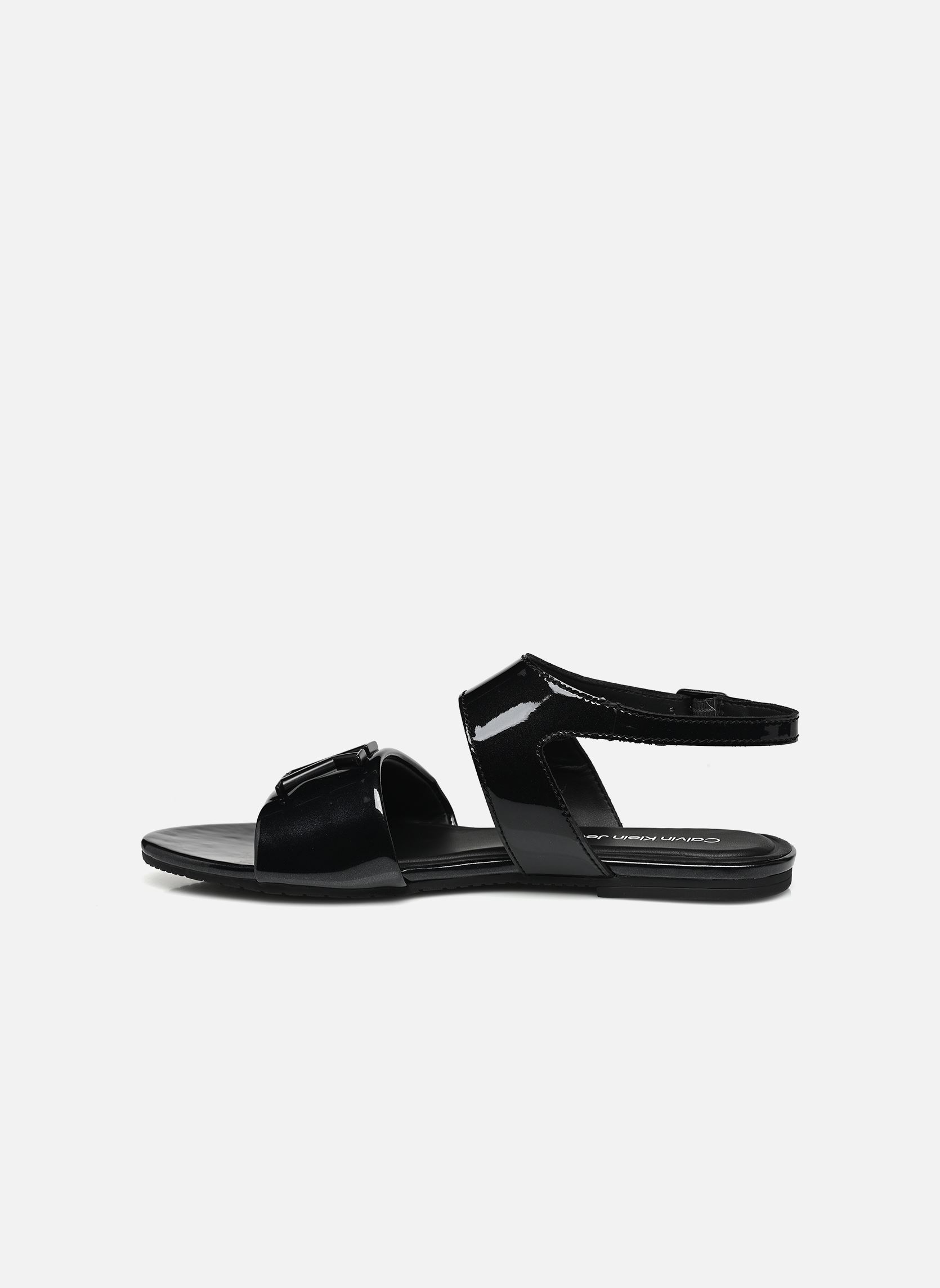 Sandali piatti FLAT SANDAL SLING BA donna nero Calvin Klein Sandali piatti FLAT SANDAL SLING BA donna nero BLACK