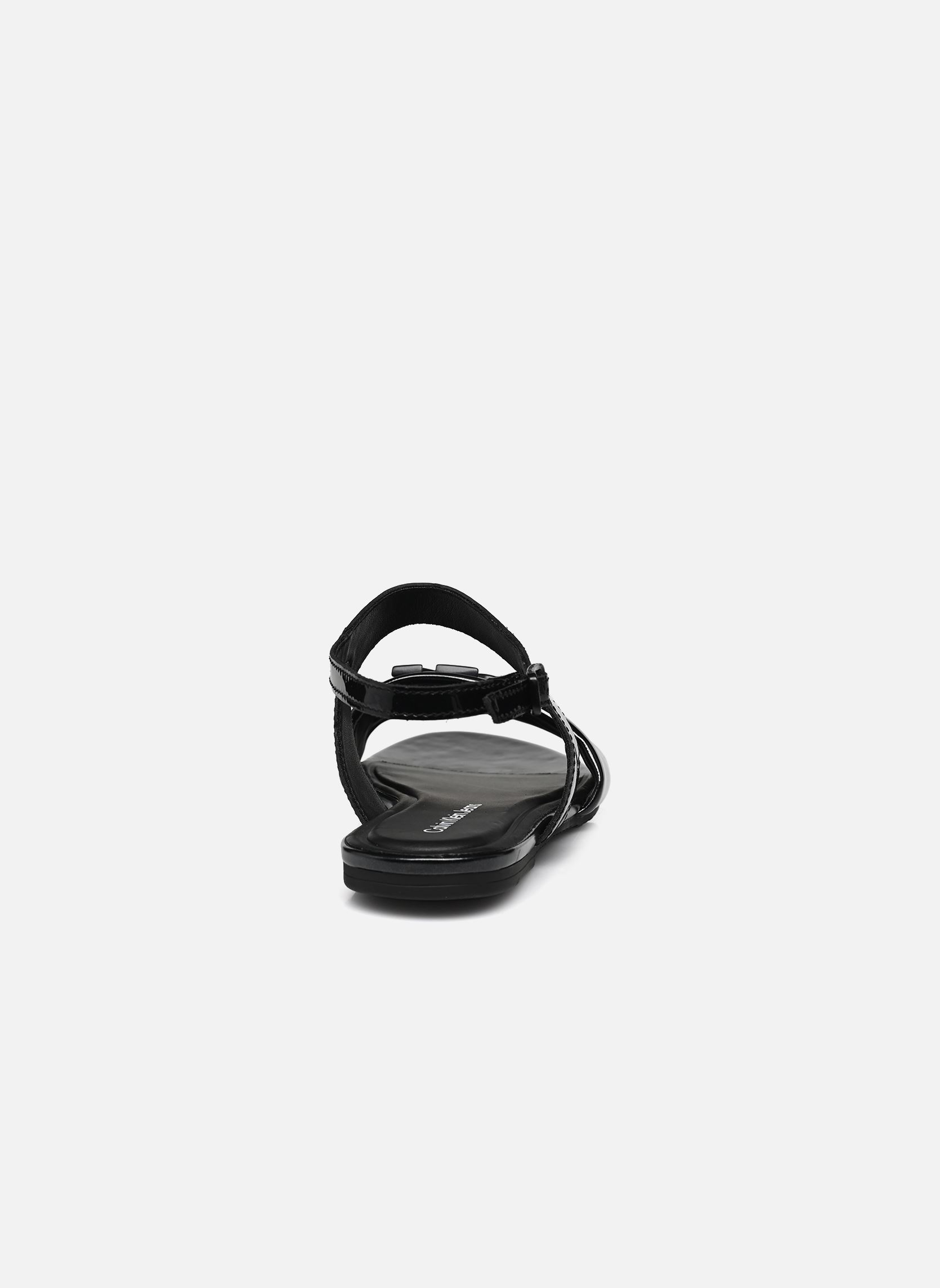 Sandali piatti FLAT SANDAL SLING BA donna nero Calvin Klein Sandali piatti FLAT SANDAL SLING BA donna nero BLACK