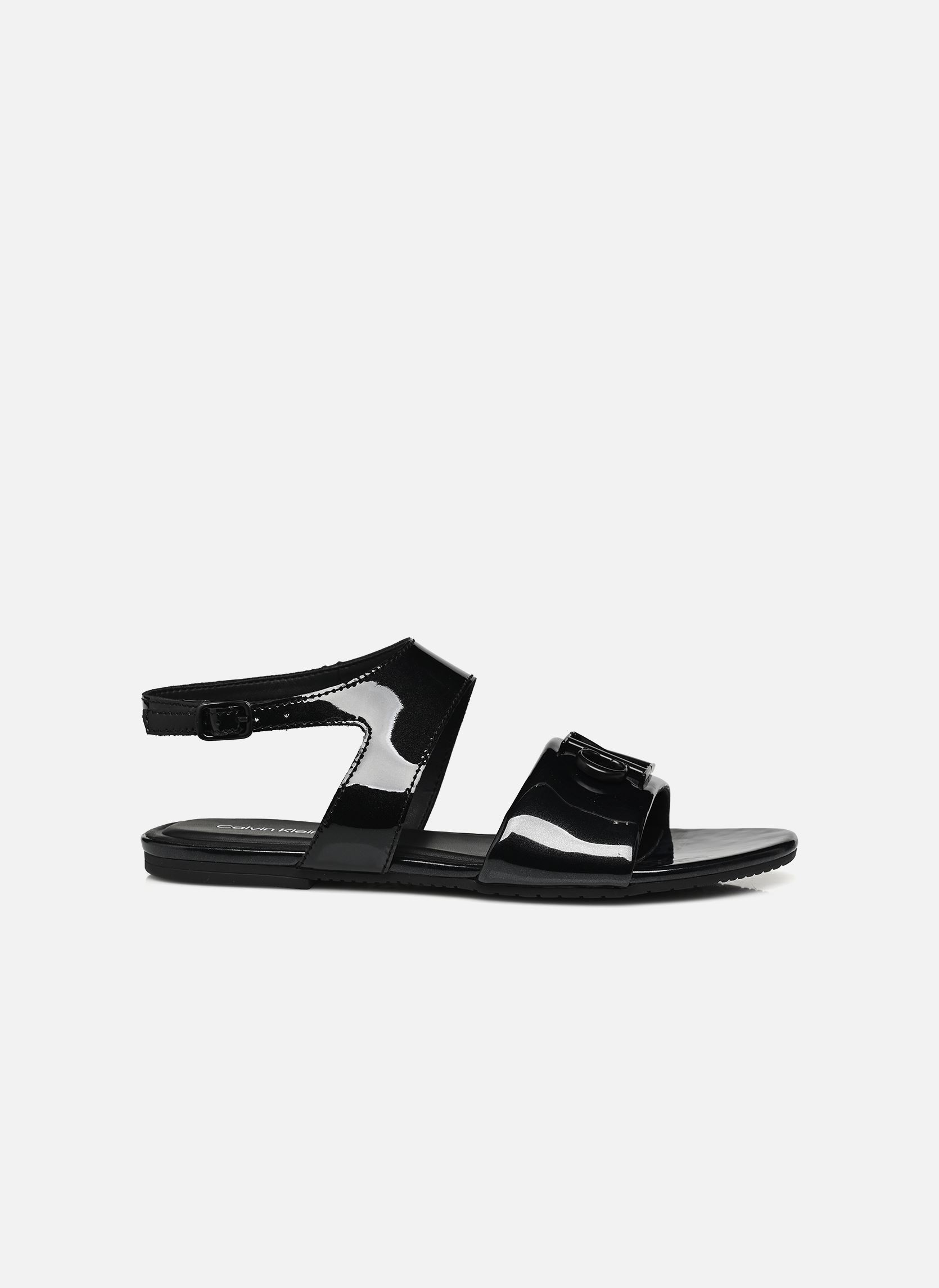 Sandali piatti FLAT SANDAL SLING BA donna nero Calvin Klein Sandali piatti FLAT SANDAL SLING BA donna nero BLACK