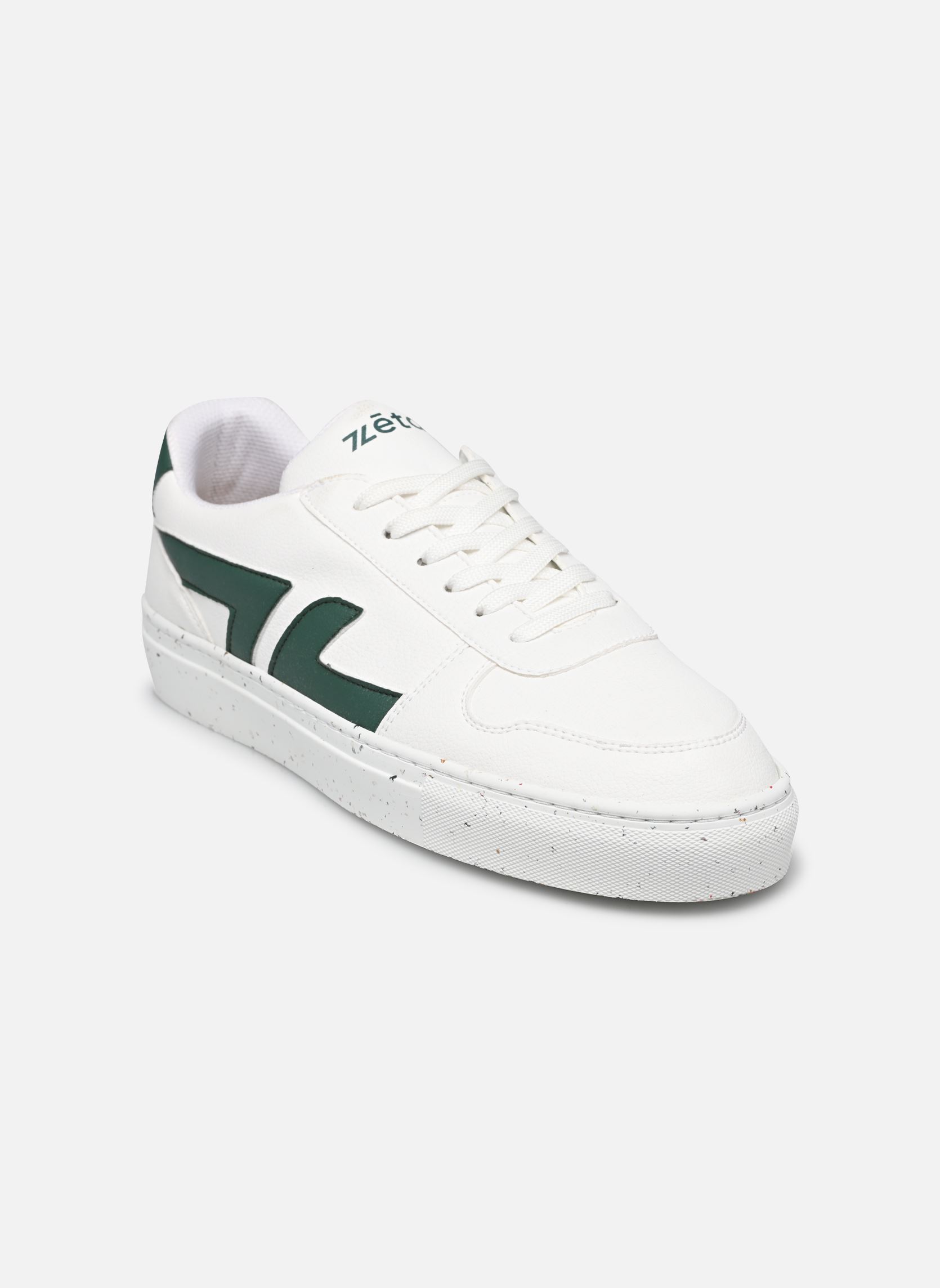Baskets ALPHA LACET M homme blanc Zèta Baskets ALPHA LACET M homme blanc VERT