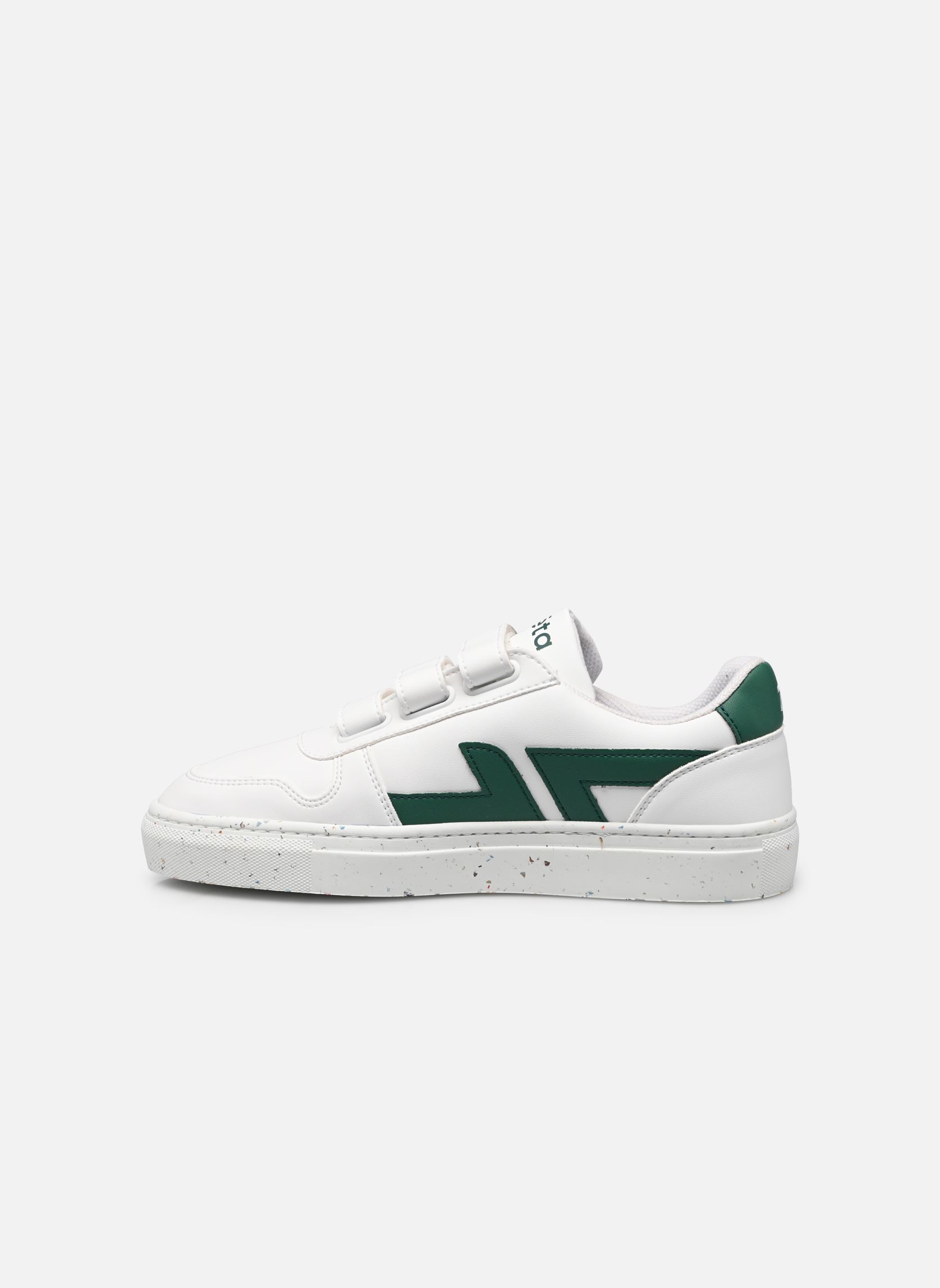 Baskets Velcro blanc Zèta Baskets Velcro blanc VERT
