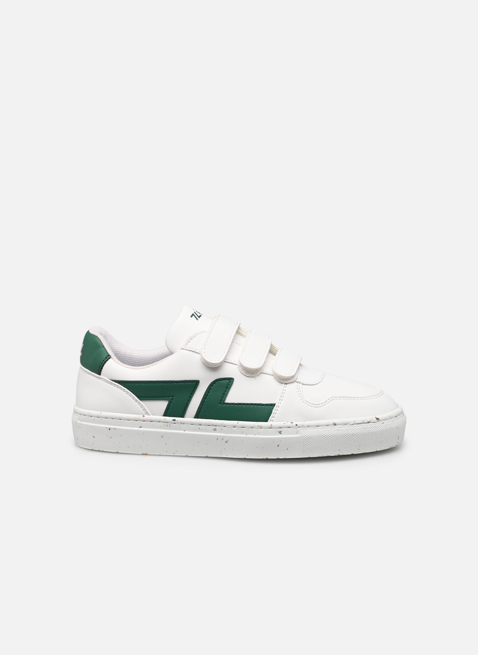 Baskets Velcro blanc Zèta Baskets Velcro blanc VERT