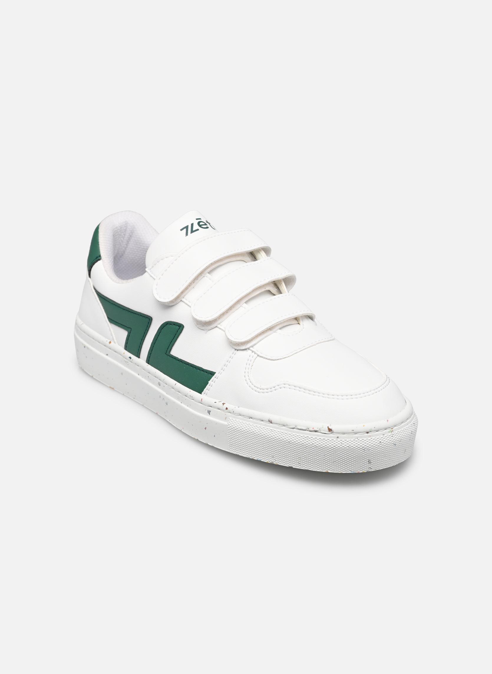 Baskets Velcro blanc Zèta Baskets Velcro blanc VERT