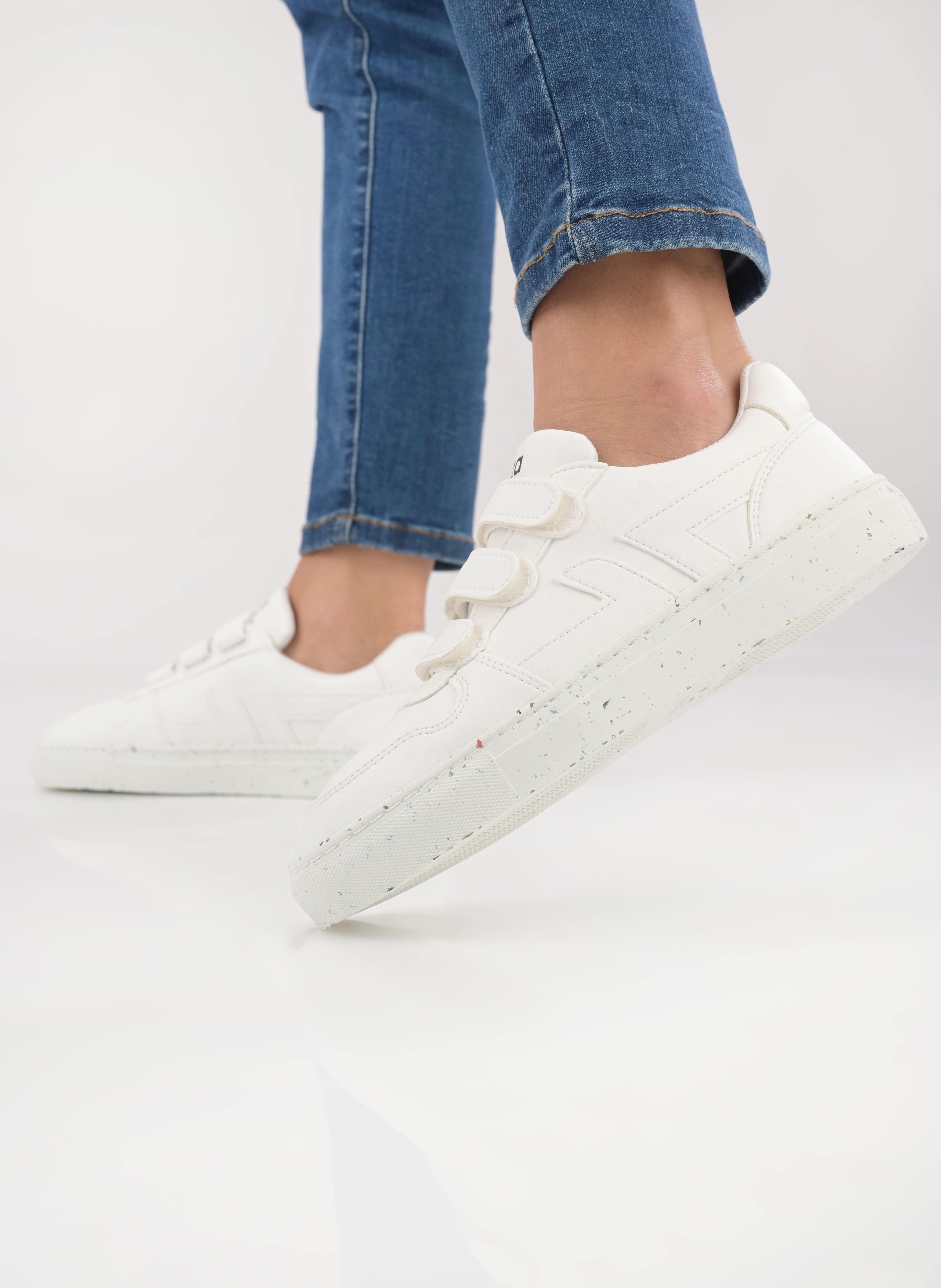 Sneaker Velcro damen weiß Zèta Sneaker Velcro damen weiß BLANC