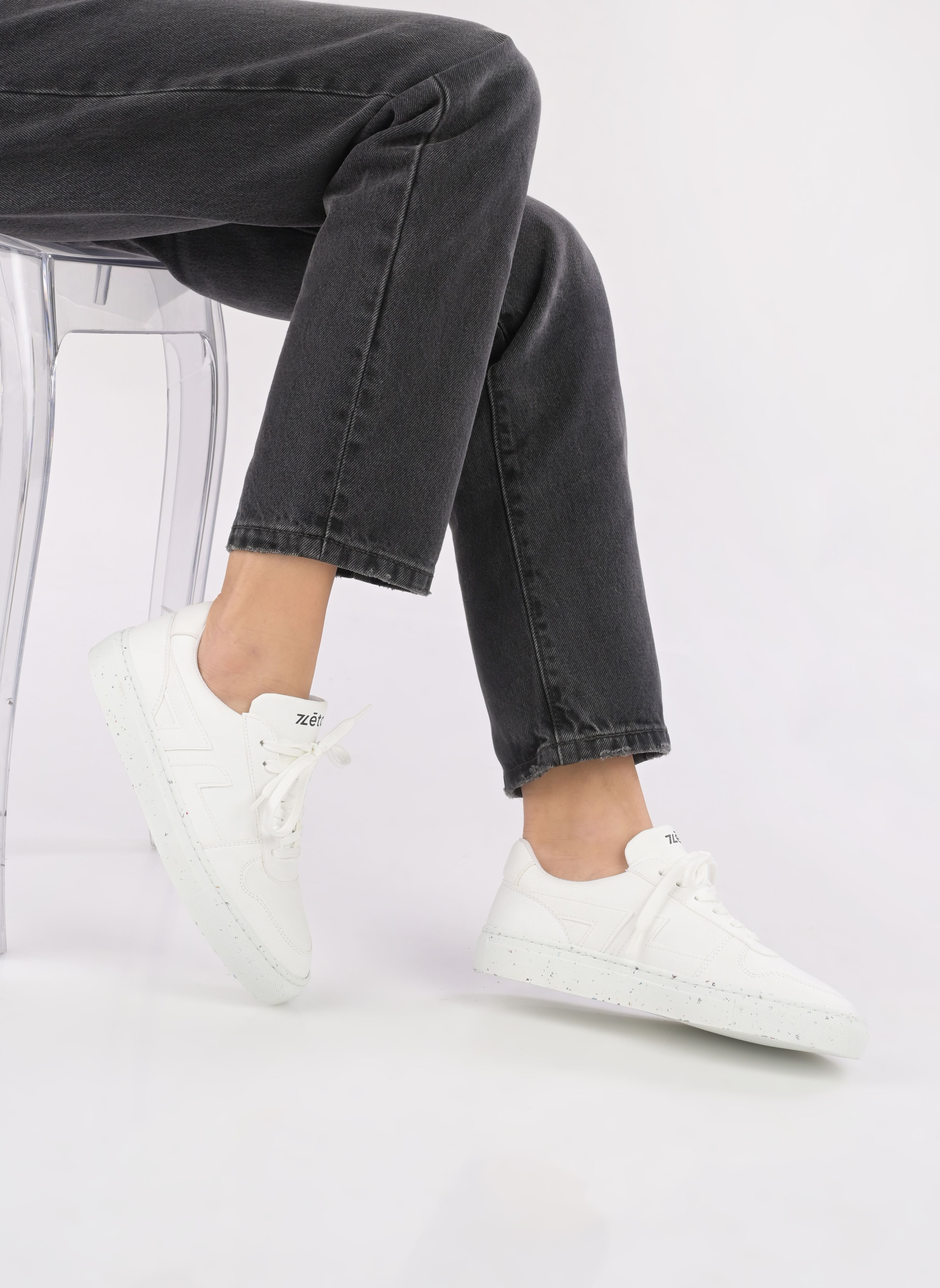 Sneaker ALPHA LACET damen weiß Zèta Sneaker ALPHA LACET damen weiß BLANC