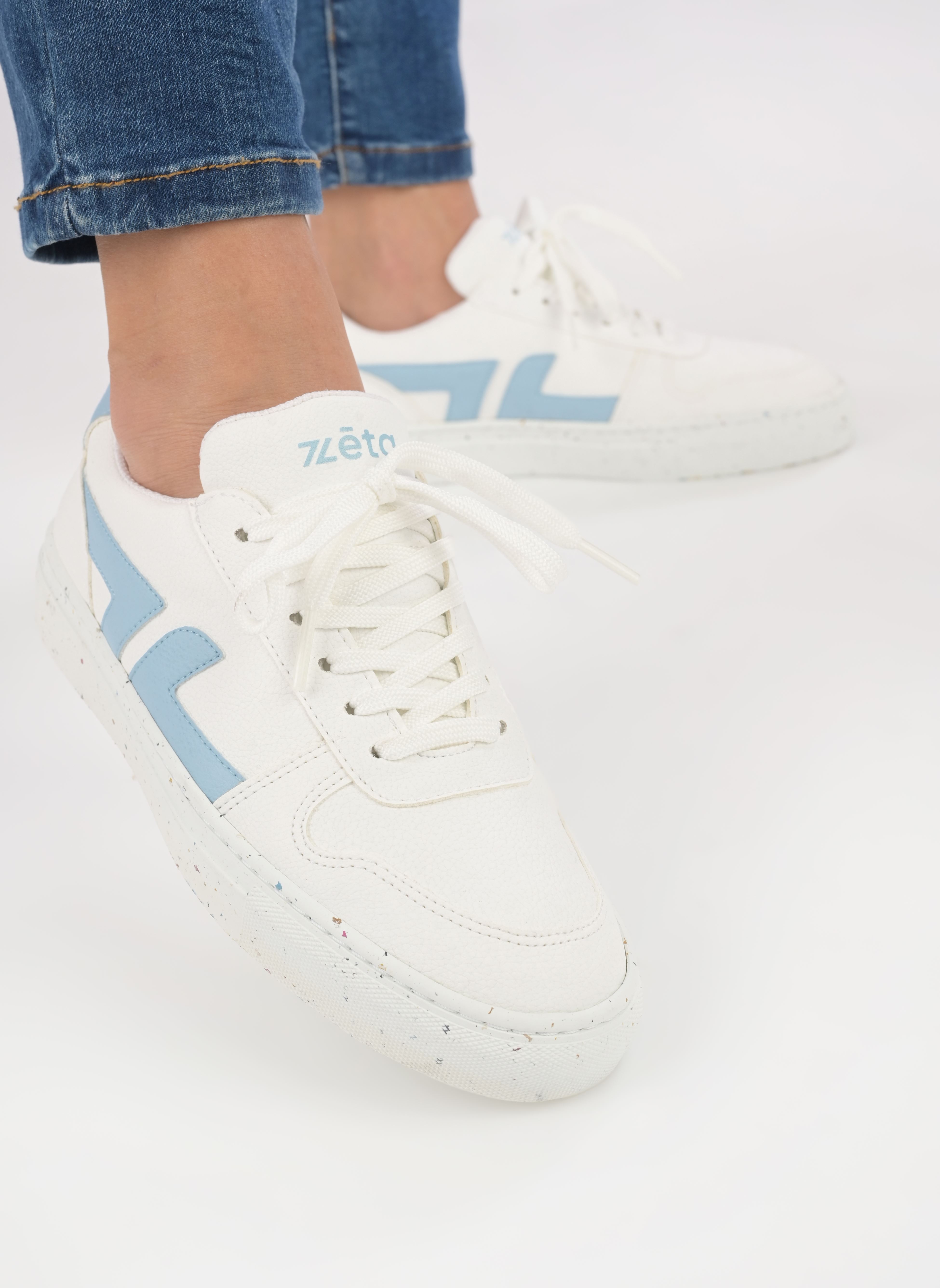 Baskets ALPHA LACET femme blanc Zèta Baskets ALPHA LACET femme blanc AZUL