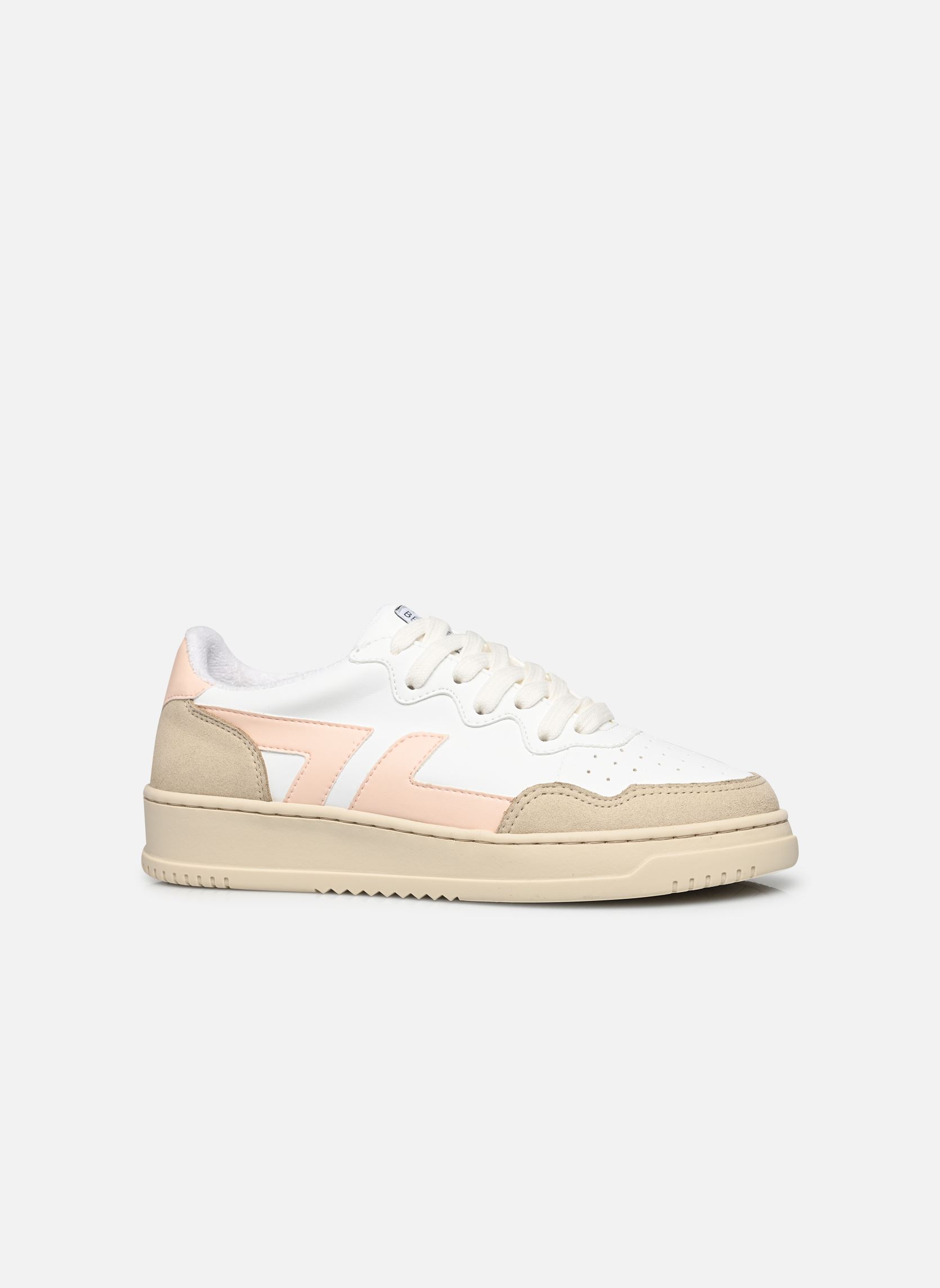 Baskets BETA B1 femme blanc Zèta Baskets BETA B1 femme blanc ROSE