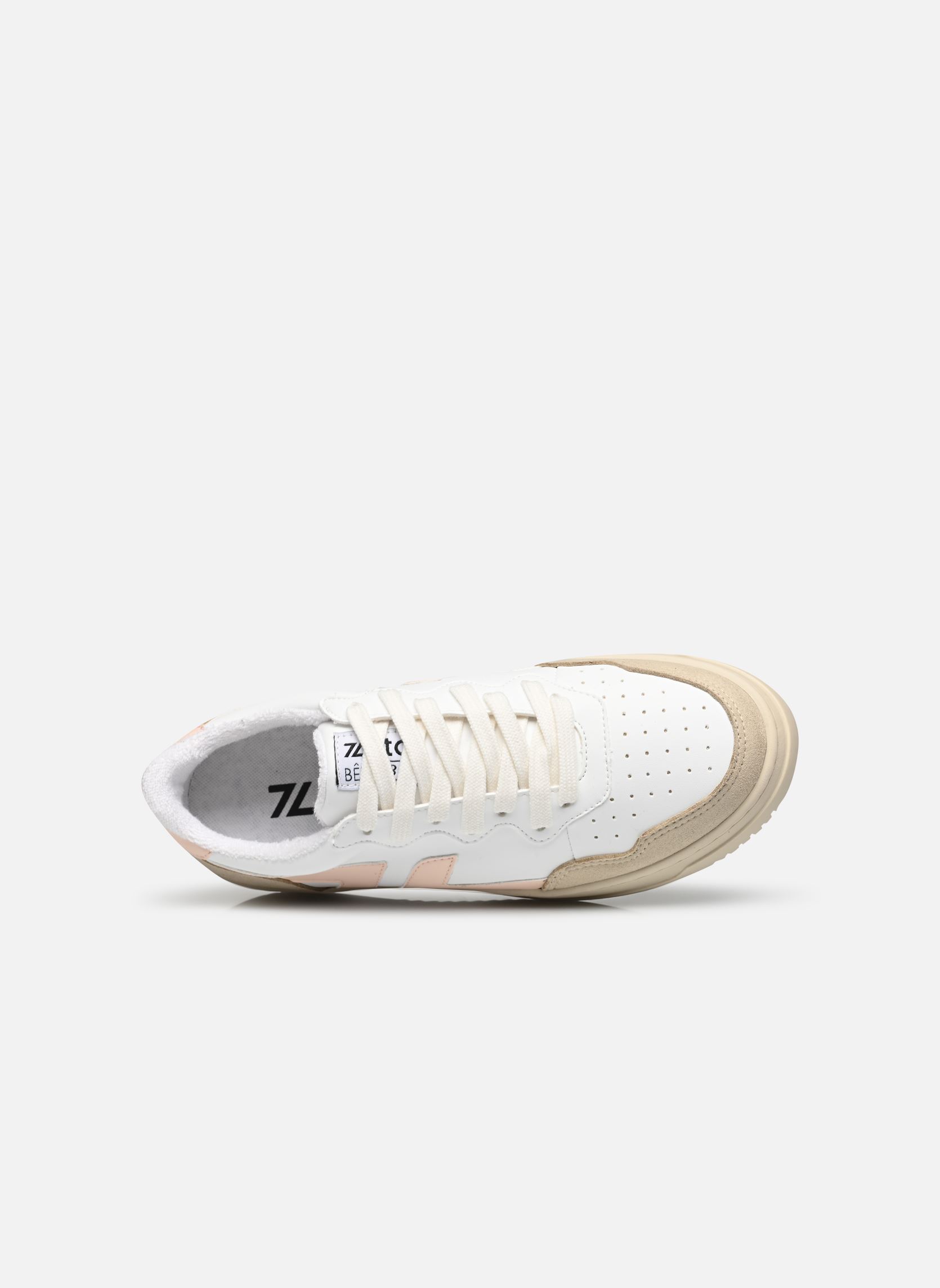 Baskets BETA B1 femme blanc Zèta Baskets BETA B1 femme blanc ROSE